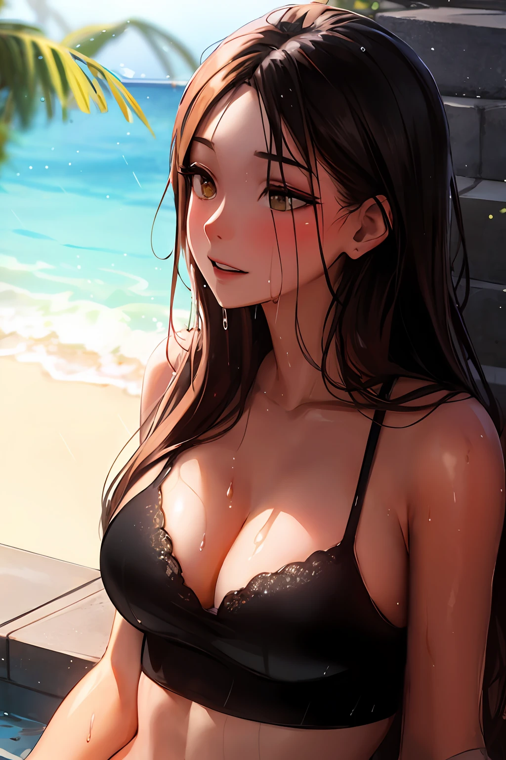 Wet Beautiful Girl