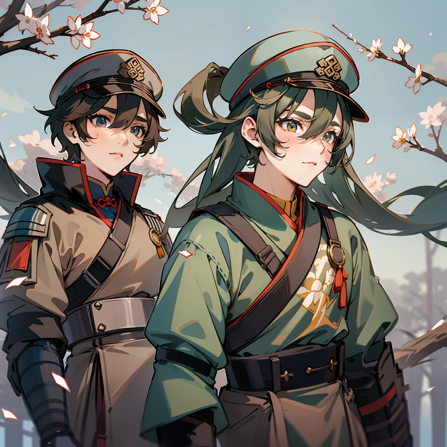 Military Training Two-dimensional College Students Playground Camouflage Uniform China Positive Sunshine