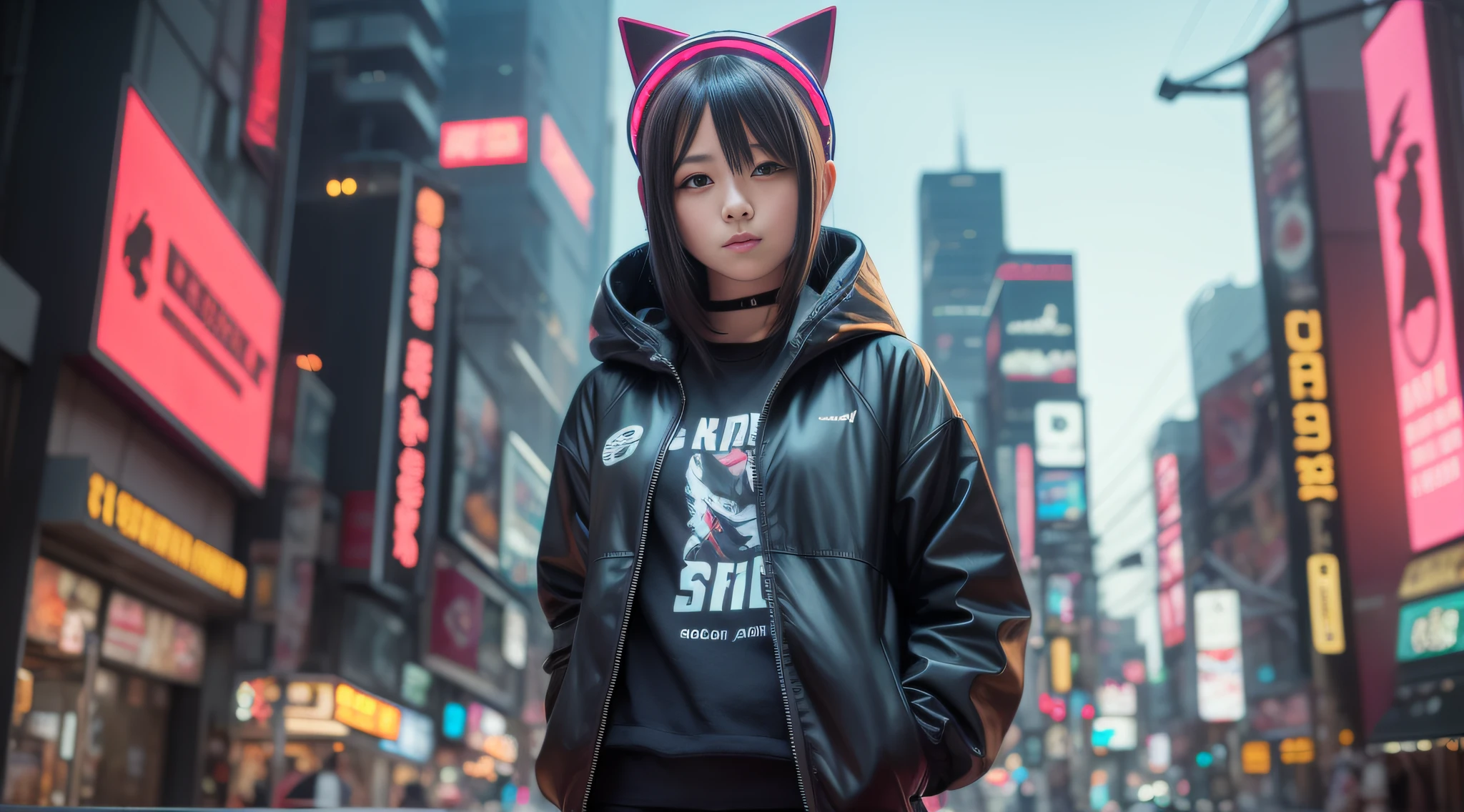 anime girl with glowing eyes and black hair in a city, anime cyberpunk art, cyberpunk anime girl, digital cyberpunk anime art, female cyberpunk anime girl, cyberpunk anime art, digital cyberpunk - anime art, cyberpunk anime girl mech, anime cyberpunk, modern cyberpunk anime, cyberpunk art style, anime style 4 k, cyberpunk themed art, cyberpunk anime girl in hoodie