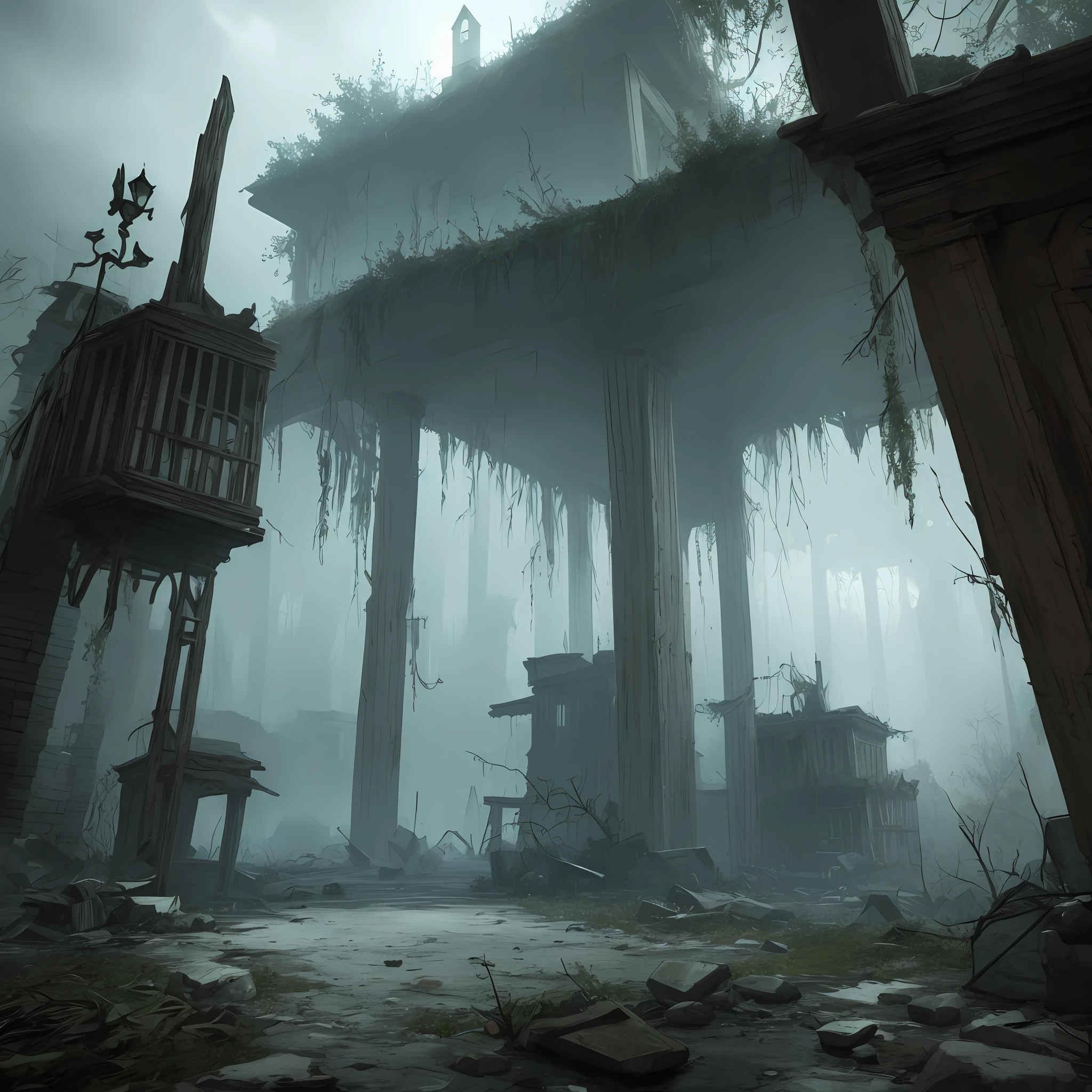 Scary environments, ghosts, details --auto