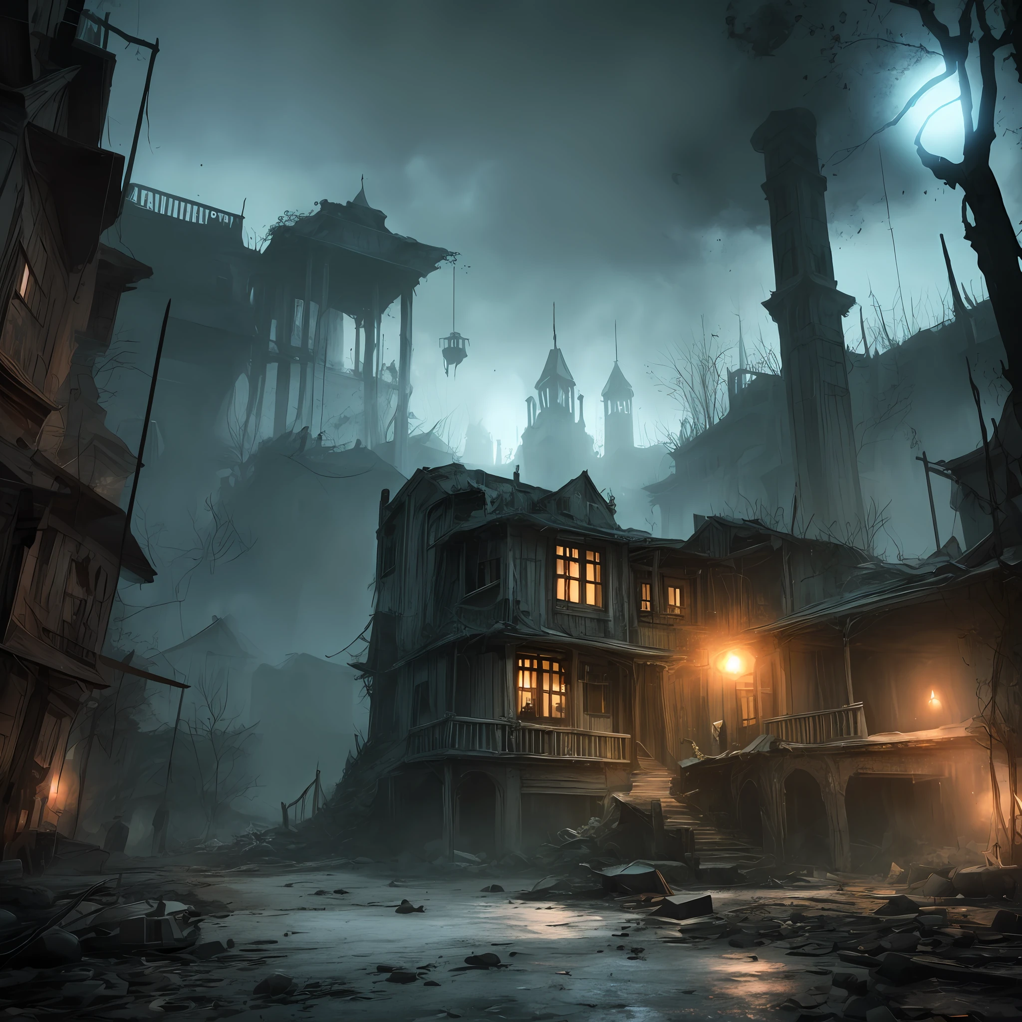 Scary environments, ghosts, details --auto