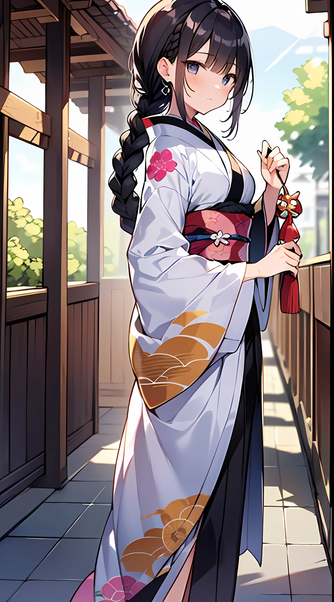 (Incredibly Absurdres Absolutely Resolution: 1.5), Top Quality, Masterpiece, Ultra High Definition, 8k, (Multiple Girls), (Light Colored Kimono, Geta) BREAK Shoujo Manga Style, (Loli), Soft Line Art, Digital Enhancement, Shojo Manga Touch, Hairstyle Fax, Environment Change Scene, Hairstyle Fax, Shoujo Mangacore, (((Length of hair to shoulders))), ((((Short braid))), Shrine, Precinct, Full Body View Angle, entangle, Beautiful and aesthetic: 1.5, High quality: 1.3