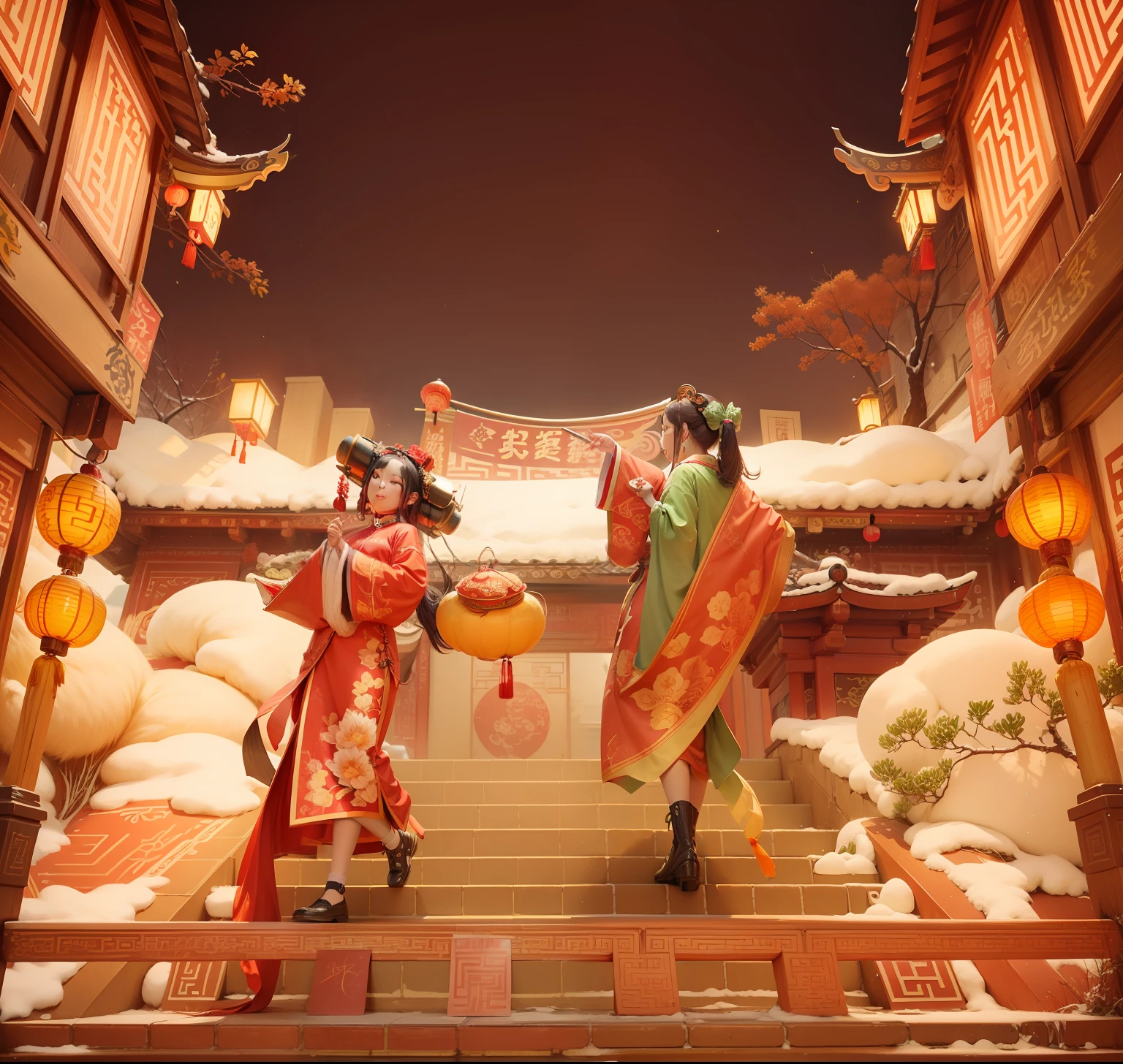 Chinese style HD 4K New Year --auto