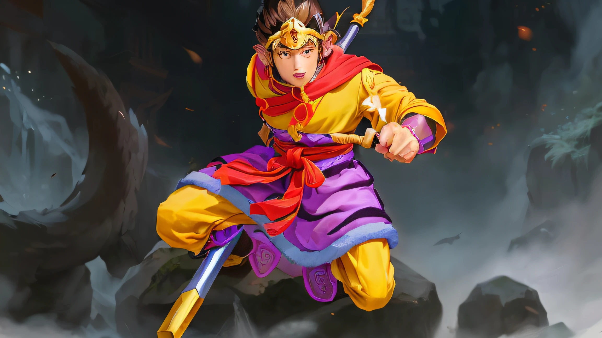 Dragon Quest - Dragon Quest - Dragon Quest - Quest - Dragon - Quest - Dragon - Quest - Dragon - Quest - Monkey King, Dragon Quest, Dragon Quest - Dragon Quest, Dragon Quest - Dragon - Quest - Monkey King, Wukong, Monkey King, Fist Monk, Legendary God with Spear, Akira in Chinese Mythology, Journey to the West, Ashura in Chinese Mythology
