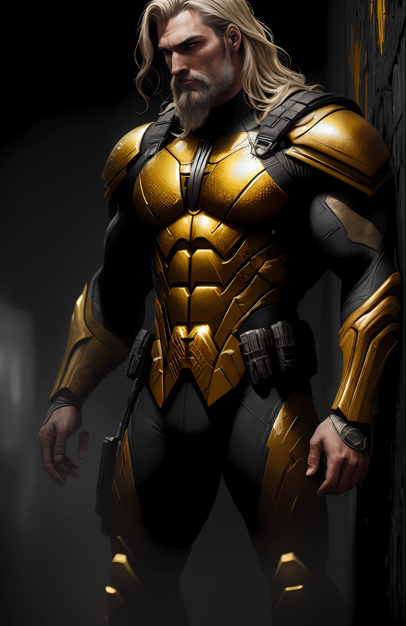 (dark shot: 1.1), epic realistic, God Aquaman from DC, yellow gradient, black, brown and purple color scheme, grunge aesthetic!!! graffiti tag wall background, art by Greg Rutkowski and artgerm, soft cinematic light, Adobe Lightroom, darkroom, HDR, intricate, highly detailed, (depth of field: 1.4), faded, (neutral colors: 1.2), (hdr: 1.4), (muted colors: 1.2), hyper-detail (artstation: 1.4), cinematic, warm light, dramatic light (complex details: 1.1)