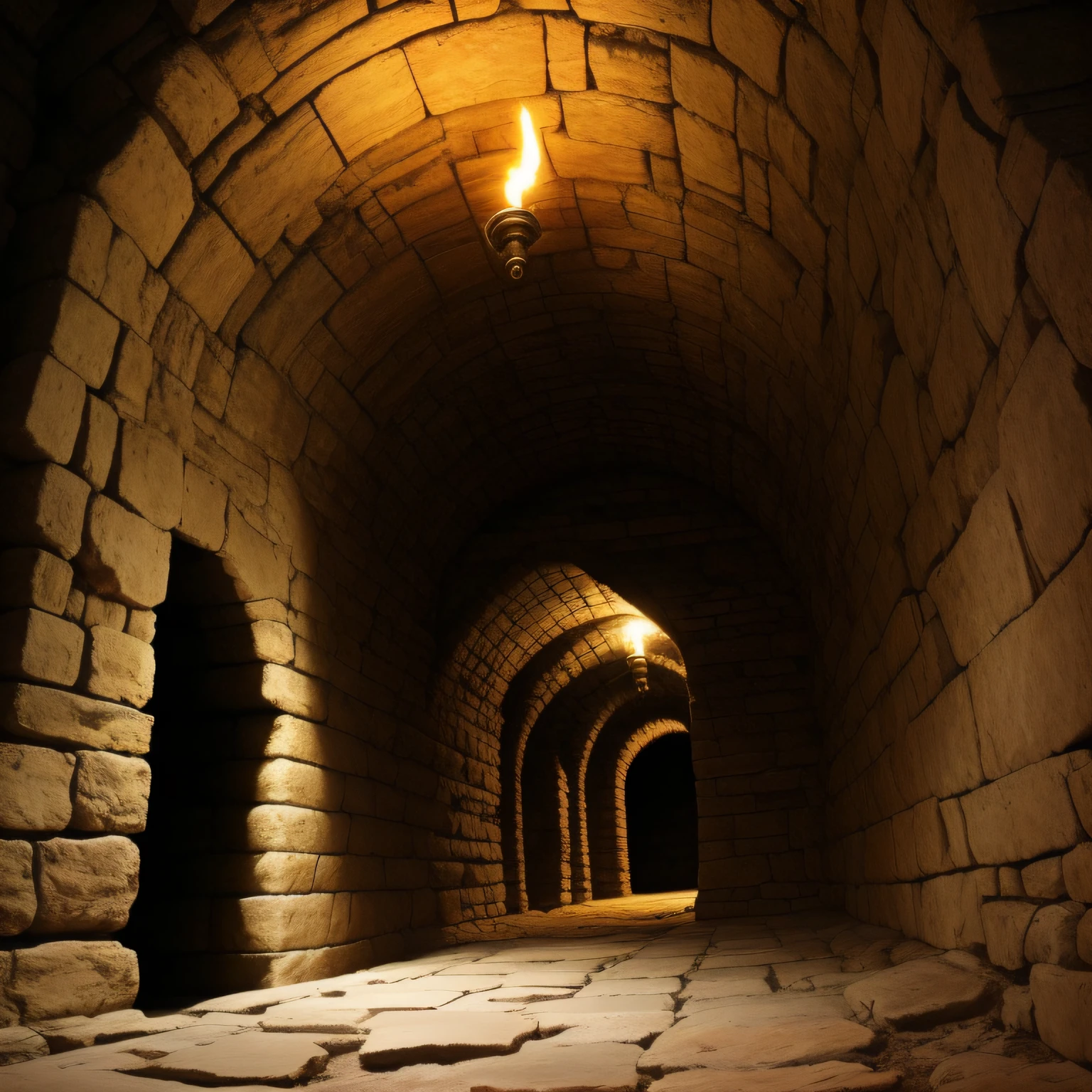 In the mysterious ancient tomb, it was gray. Long tunnels stretch out, with only roaring torches providing faint illumination. Surrounded by yellow-brown stone paths, smooth stone walls gaze at you. Huge mysterious symbols carved into the stone walls on both sides of the tunnel, exude an ancient atmosphere. --auto