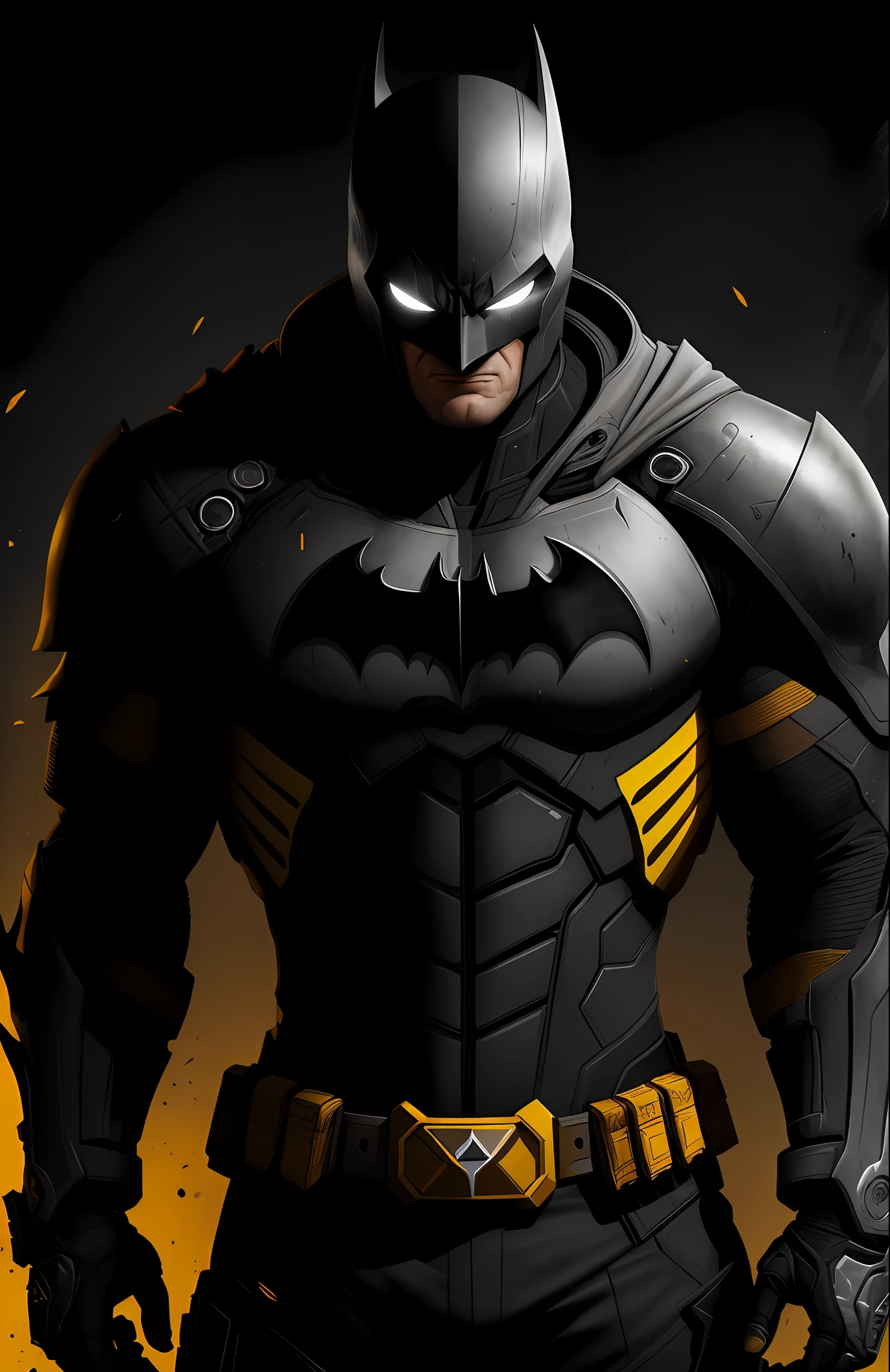 (dark shot: 1.1), epic realistic, Horseman of the Apocalypse Batman Beyond from DC, yellow gradient, black, brown and magenta color scheme, grunge aesthetic!!! graffiti tag wall background, art by Greg Rutkowski and artgerm, soft cinematic light, Adobe Lightroom, darkroom, HDR, intricate, highly detailed, (depth of field: 1.4), faded, (neutral colors: 1.2), (hdr: 1.4), (muted colors: 1.2), hyper-detail (artstation: 1.4), cinematic, warm light, dramatic light (complex details: 1.1)