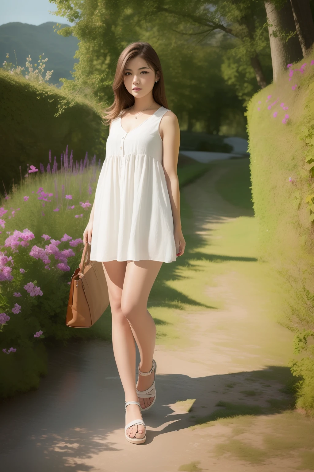 best quality, ultra high res, (photorealistic:1.4), 1girl, masterpiece, outdoors, full body,
