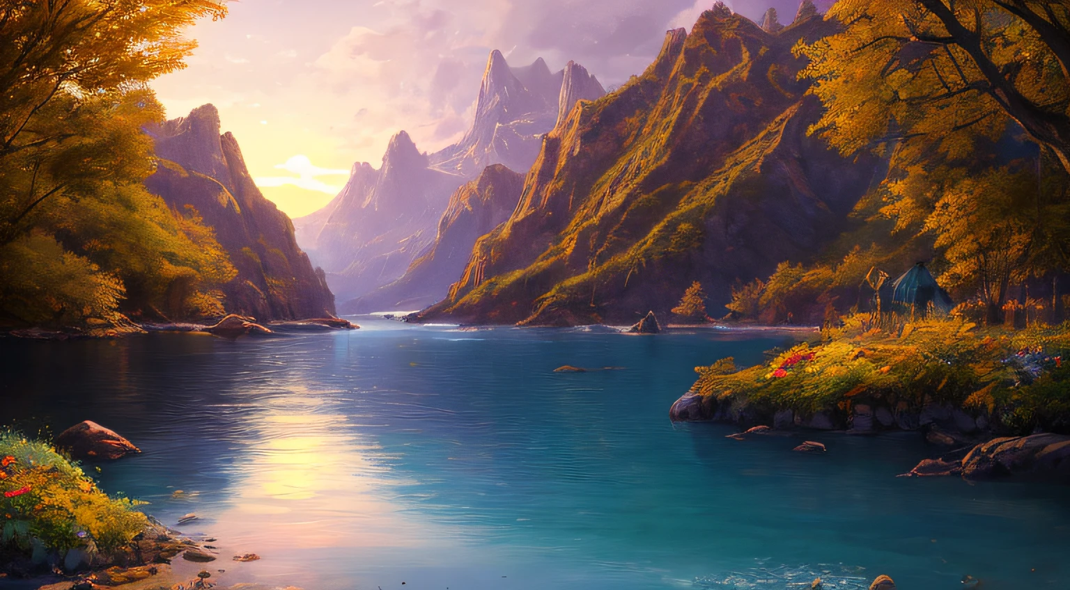 Masterpiece, best quality, high quality, extremely detailed CG unity 8k wallpaper, dream scene, castle, sea of flowers, lake, creating a mysterious and captivating feeling, artstation, digital illustration, complex, trending, pastel colors, oil painting, award winning photography, bokeh, depth of field, HDR, bloom, chromatic aberration, realism, very detailed, artstation trend, CGsociety trend, complex, high detail, dramatic, midjourney art
