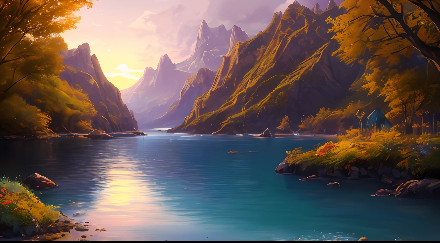 Masterpiece, best quality, high quality, extremely detailed CG unity 8k wallpaper, dream scene, castle, sea of flowers, lake, creating a mysterious and captivating feeling, artstation, digital illustration, complex, trending, pastel colors, oil painting, award winning photography, bokeh, depth of field, HDR, bloom, chromatic aberration, realism, very detailed, artstation trend, CGsociety trend, complex, high detail, dramatic, midjourney art