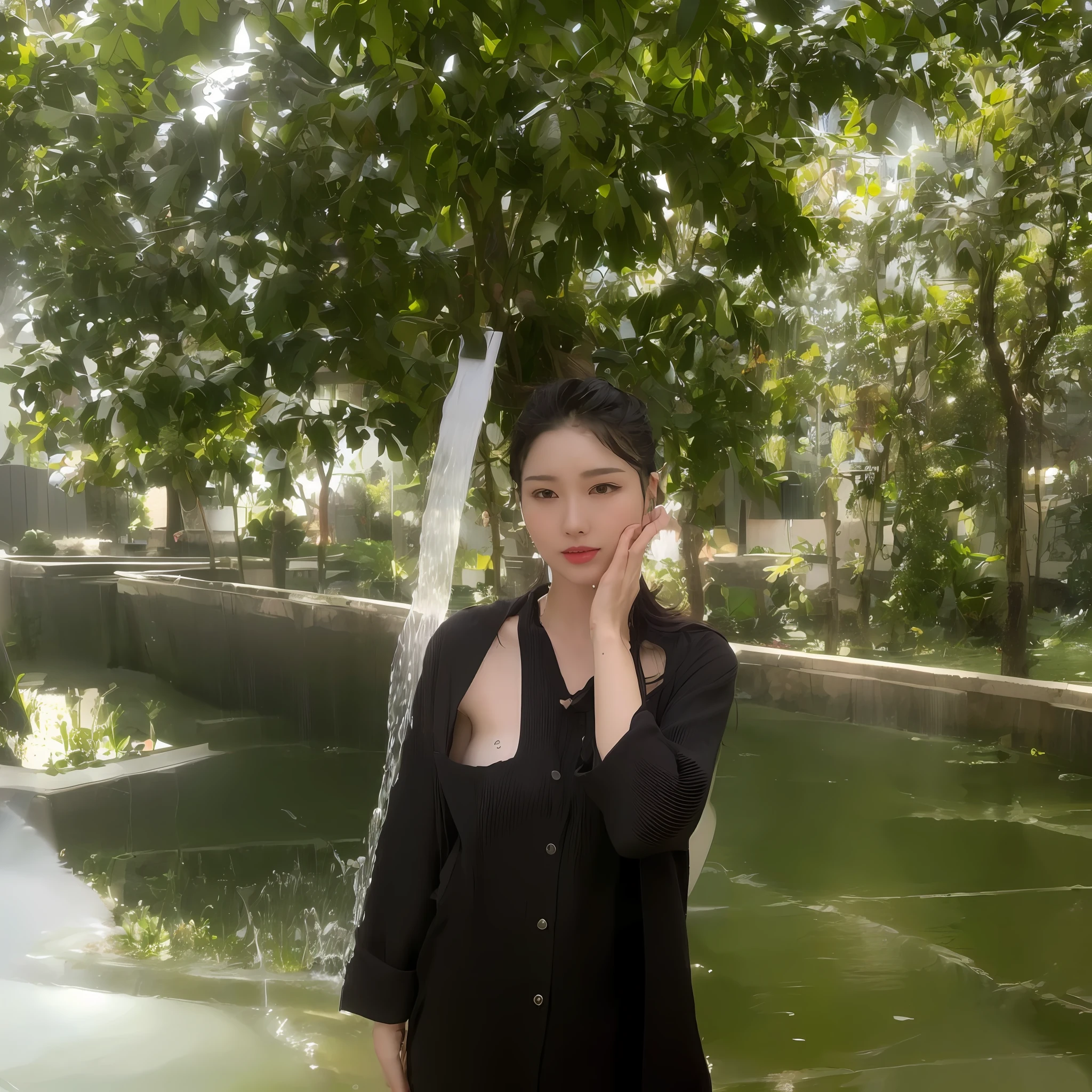 ((Top Quality, 16k, Masterpiece: 1.3)), Beautiful Women with Perfect Figure: 1.4, Slender Abs: 1.2, (((Long Wavy Hair)), ((Small: 1.4)), ((Kpop Idol: 1.3)), (Shower Water)), ((Lingerie 1.5)), (Bathroom)), Highly Detailed Face and Skin Texture, (Pose)), (Seductive)), (Spread Your Legs)), (( Drenched body))