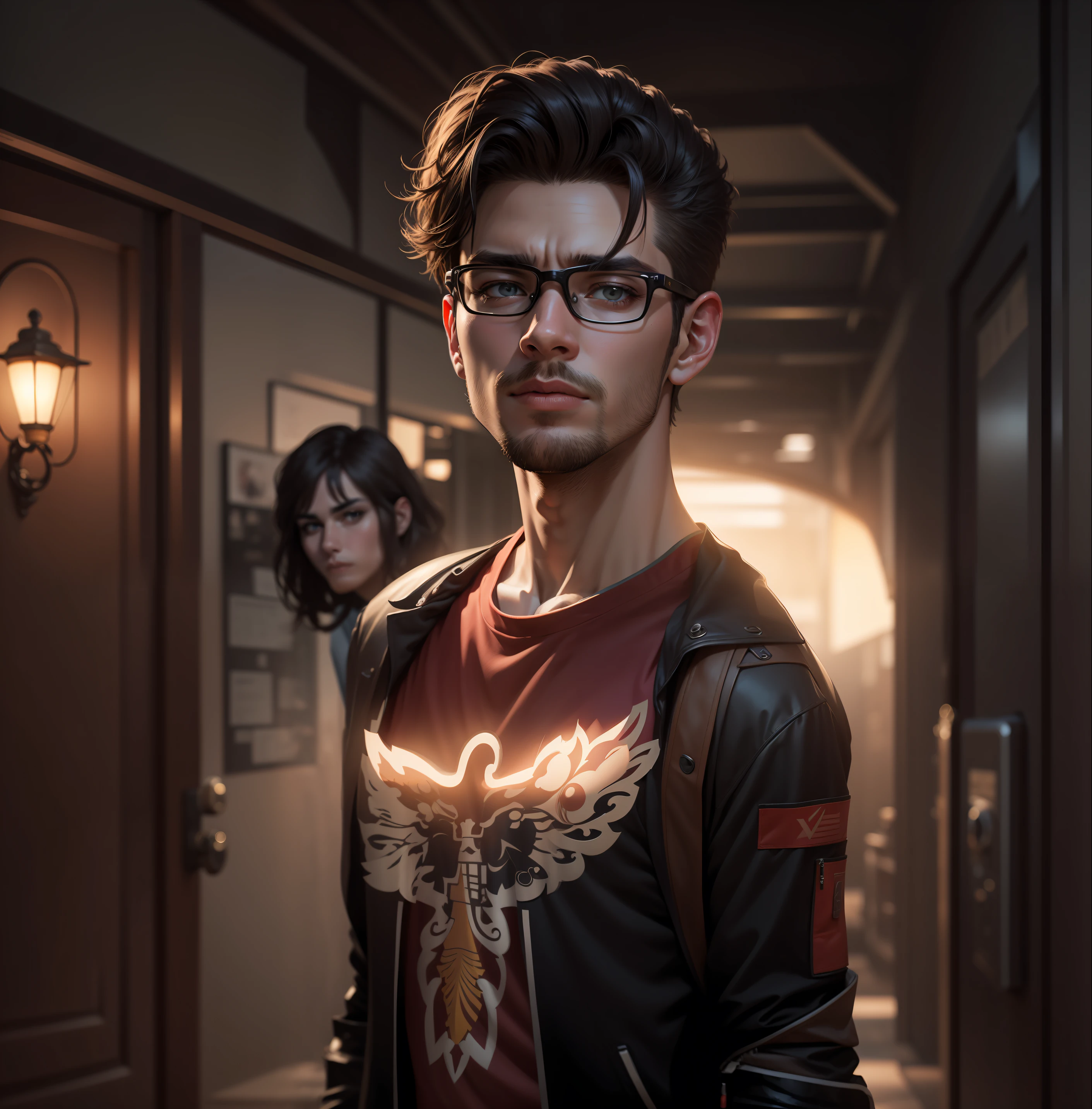 Change background syberpunk handsome boy. realistic face.4k .ultra 8k.quality realistic