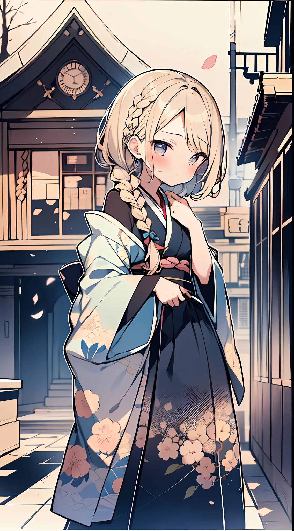 (Incredibly Absurdres Absolutely Resolution: 1.5), Top Quality, Masterpiece, Ultra High Definition, 8k, (Multiple Girls), (Light Colored Kimono, Geta) BREAK Shoujo Manga Style, (Loli), Soft Line Art, Digital Enhancement, Shojo Manga Touch, Hairstyle Fax, Environment Change Scene, Hairstyle Fax, Shoujo Mangacore, (((Length of hair to shoulders))), ((((Short braid))), Shrine, Precinct, Full Body View Angle, entangle, Beautiful and aesthetic: 1.5, High quality: 1.3