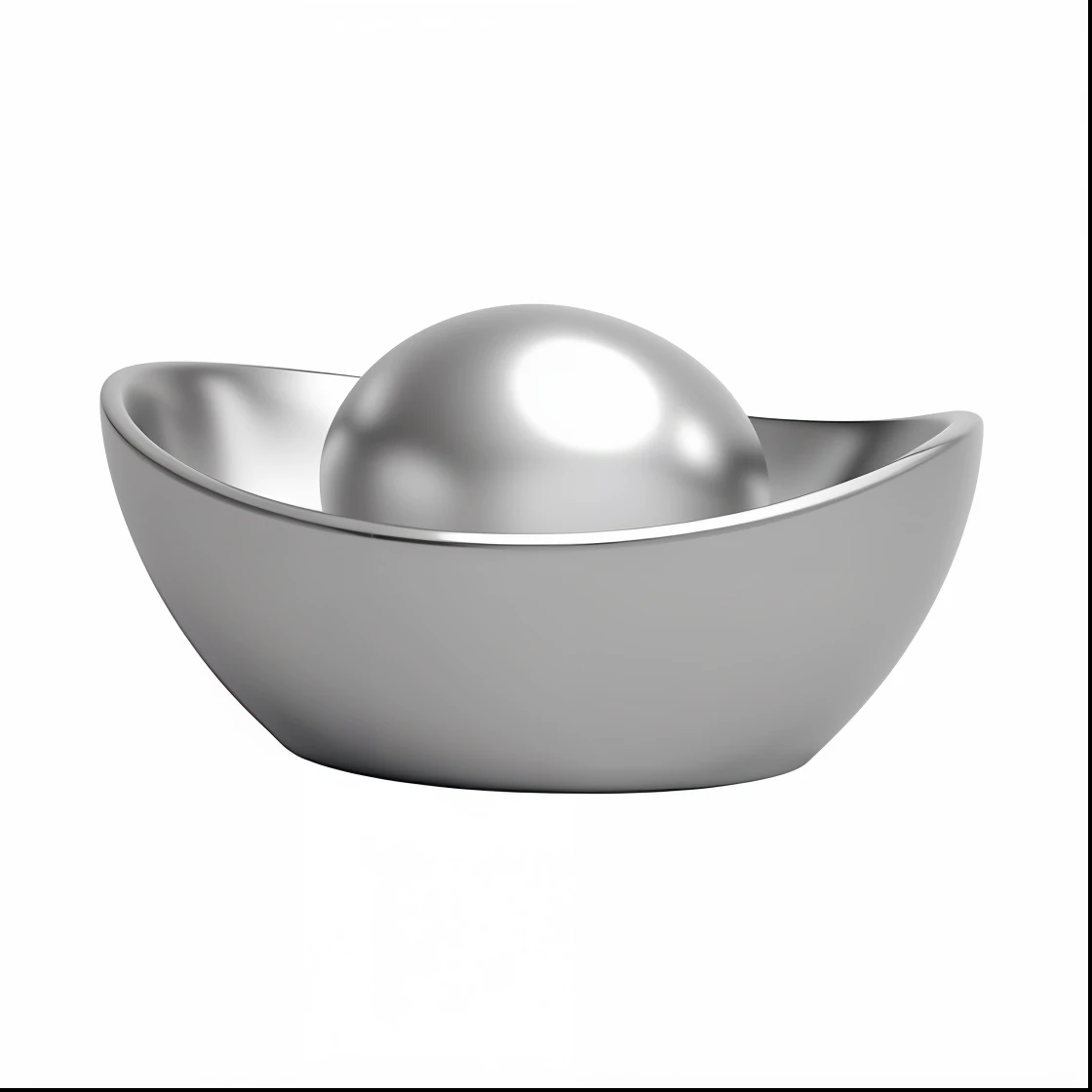 3D, Unreal Engine 5, 16K, Ultra High Definition, Detail, Sharp, Silver Bowl with Silver Ball, Ray Tracing Render, Satisfying Render, Smooth Surface Render, Black & White 3D Model, Soft Image Shading, Design in Blender, Soft Shading, Ray Tracing Image, Ambient Occlusion Render, Smooth Render, Smooth Light Shading, Ambient Occlusion Render, Silver Egg Cup, Ray Tracing Ambient Occlusion, Rendered Image