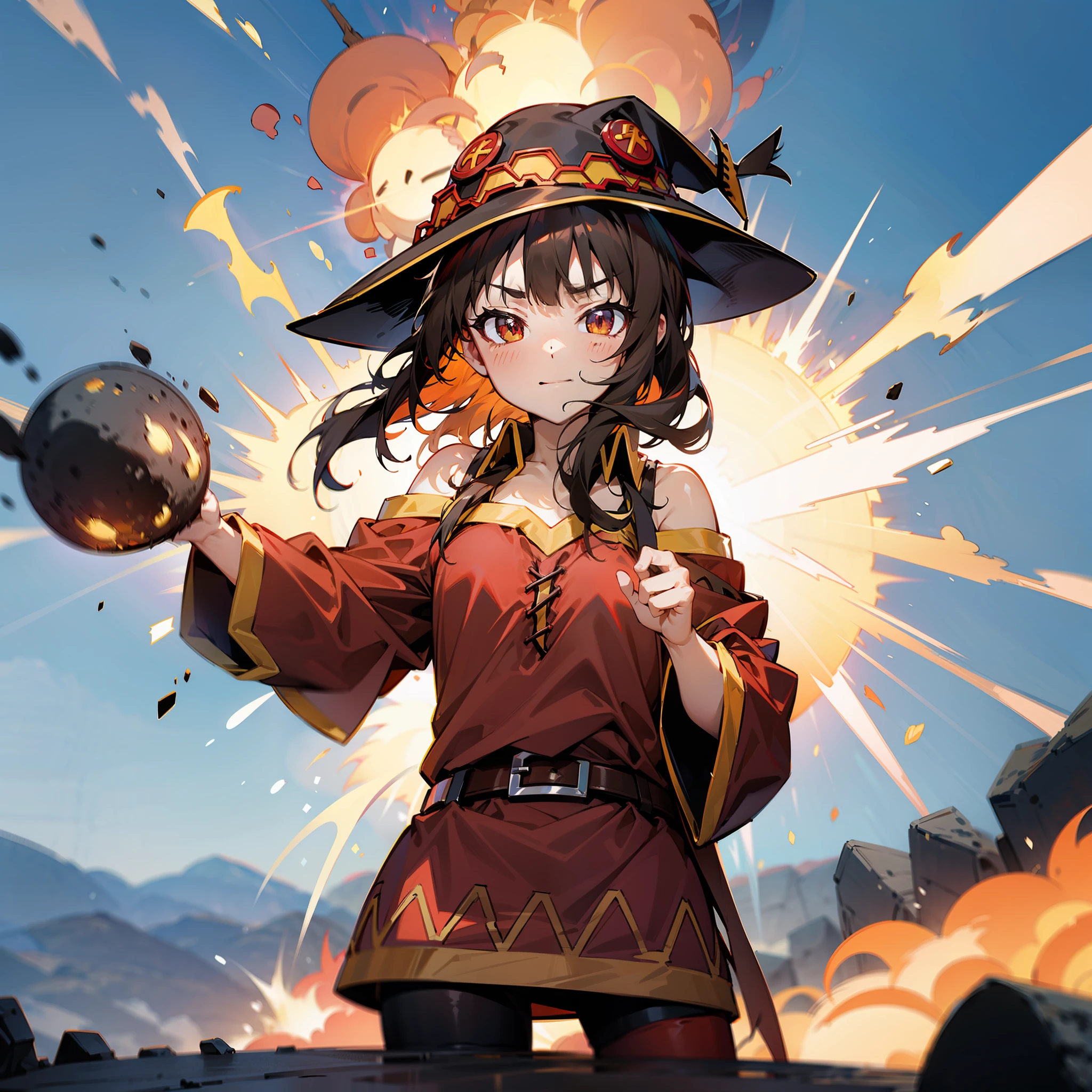 Megumin, explosion, only one, doya face