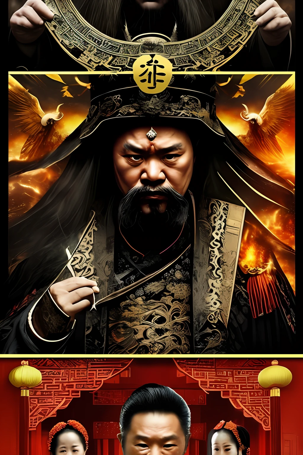 Immortals, traditional Chinese culture, immortals, heavy metal, special effects, mythology,