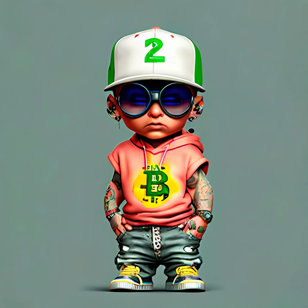 cbzbb , ((eminem)) ,charachter ,cute, little, beautiful, smile, devian art, trending artstation, digital art, detailed, cute, realistic, humanoide, character, tiny,cinematic sho ,cinematic lights,((eminem)), (eminem rapper), bitcoin bling on the neck