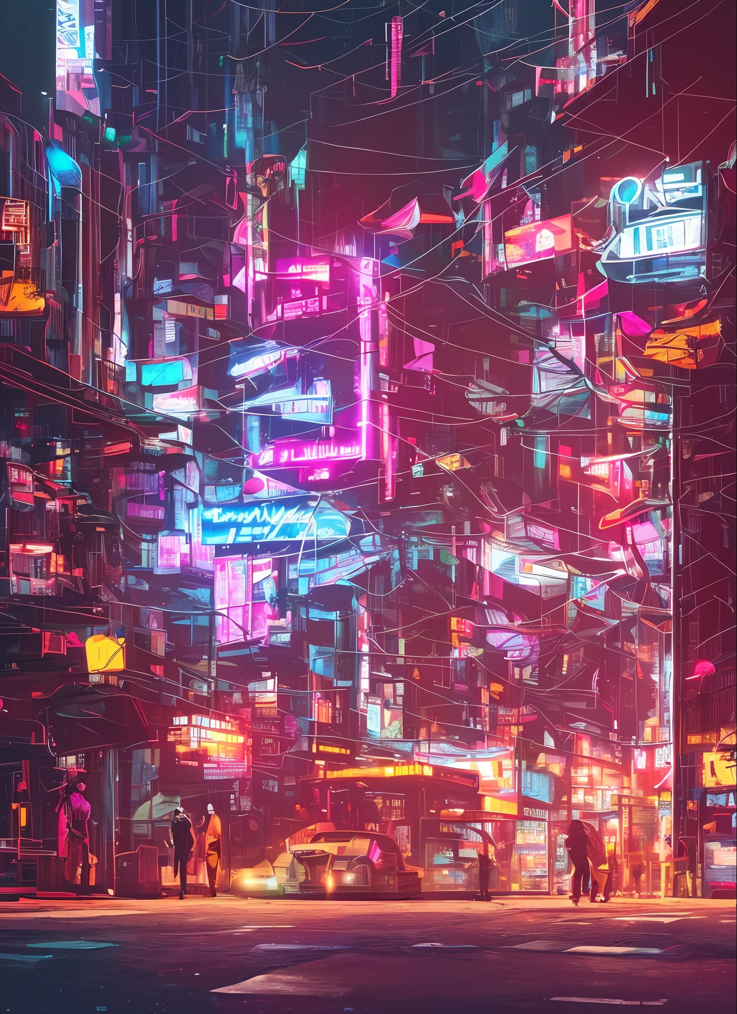 (an artistic photograph of a cyberpunk prostitute),full body shot, centered, (extremely detailed:1.2), (intricate neon slums in the background:1.1), hyper-detailed, (soft lighting:1.2), high resolution, filmic grain.