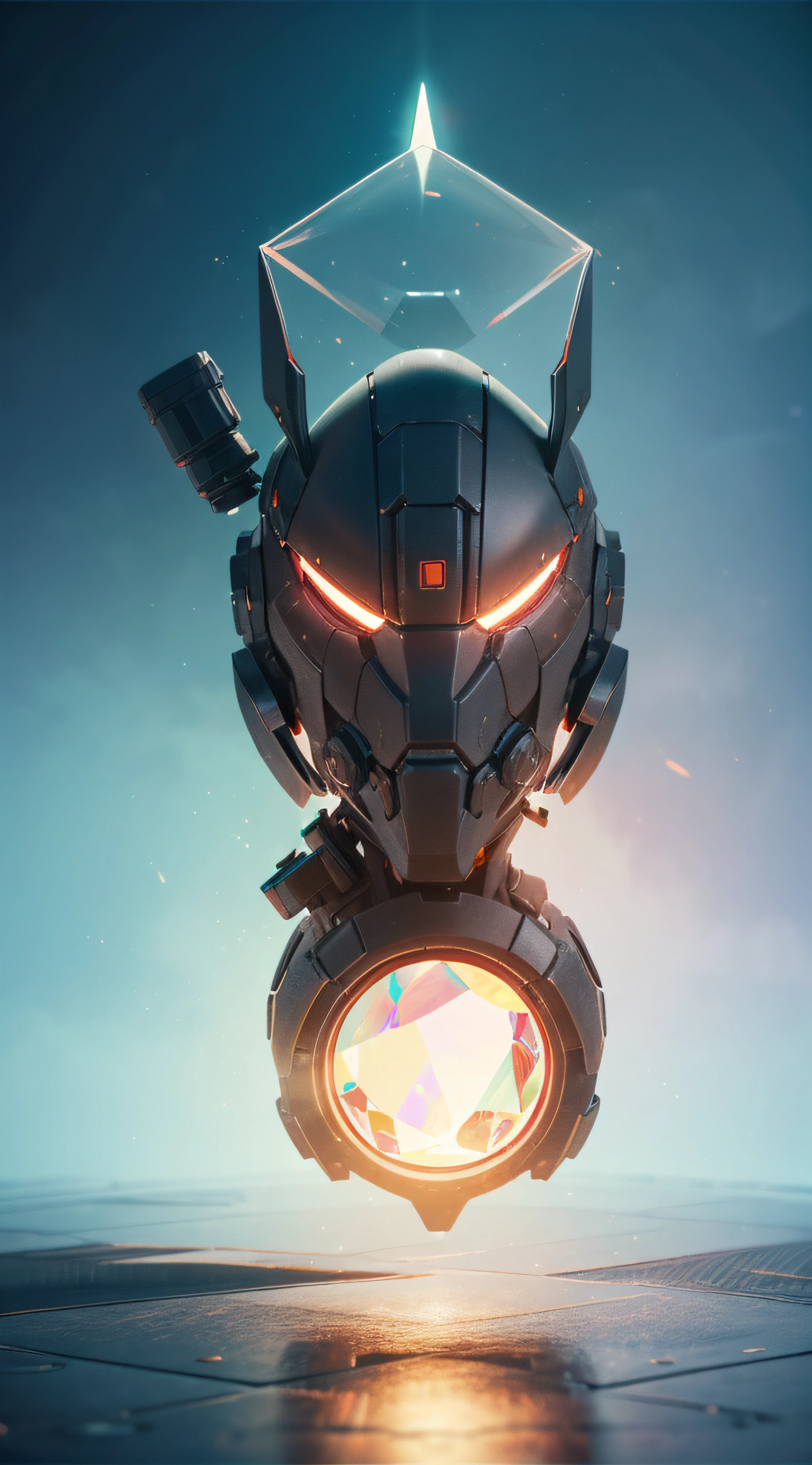 BREAK(best quality) (amazing art) (3d render) (octane render) (a futuristic labarotory which is powered with a big glowing crystal in the middle) (amazing movie art) (concept render) (high fidelity)BREAK