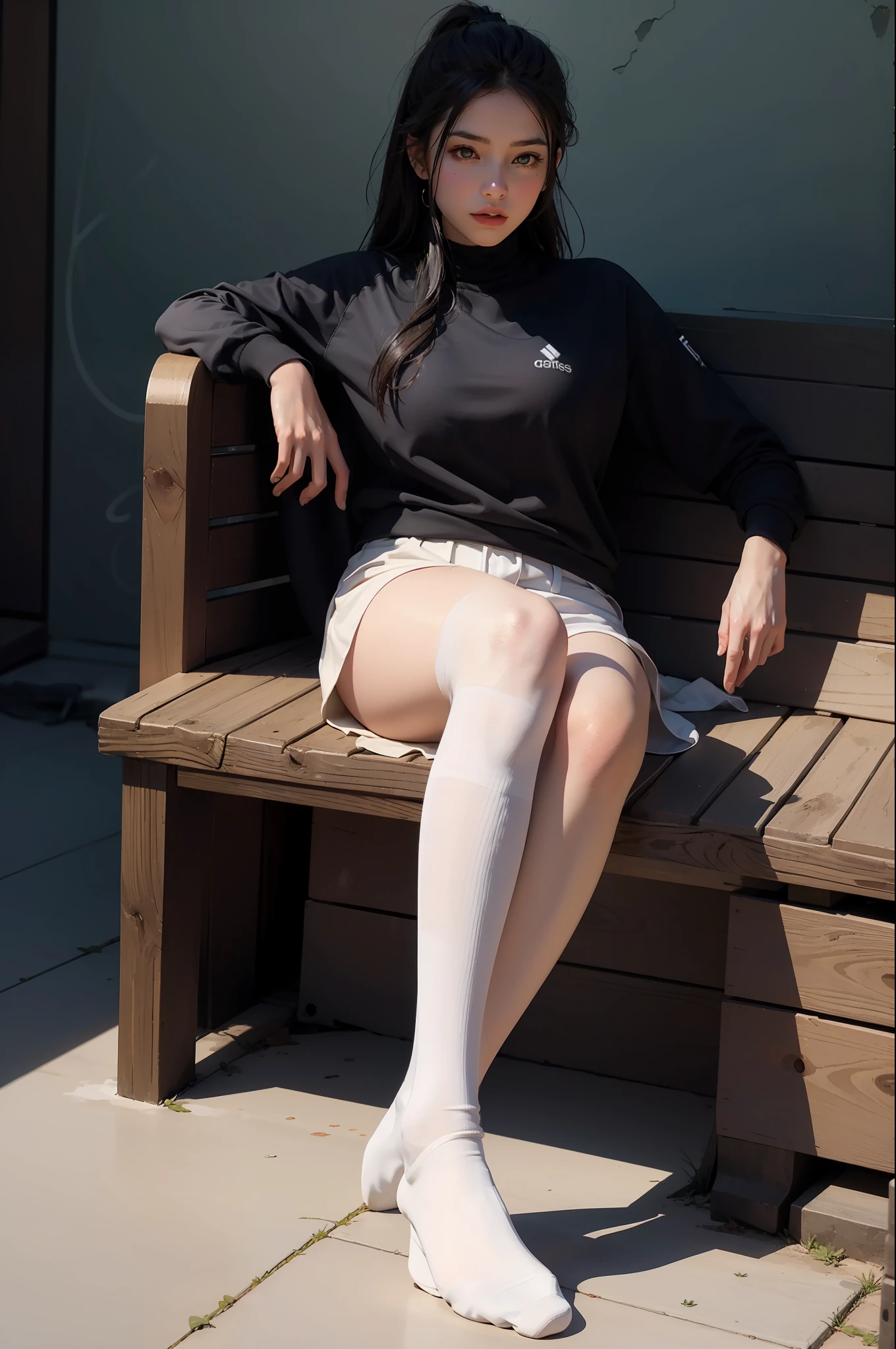 sports girl, white socks, Unity 8k wallpaper, super detailed, best quality, realistic,