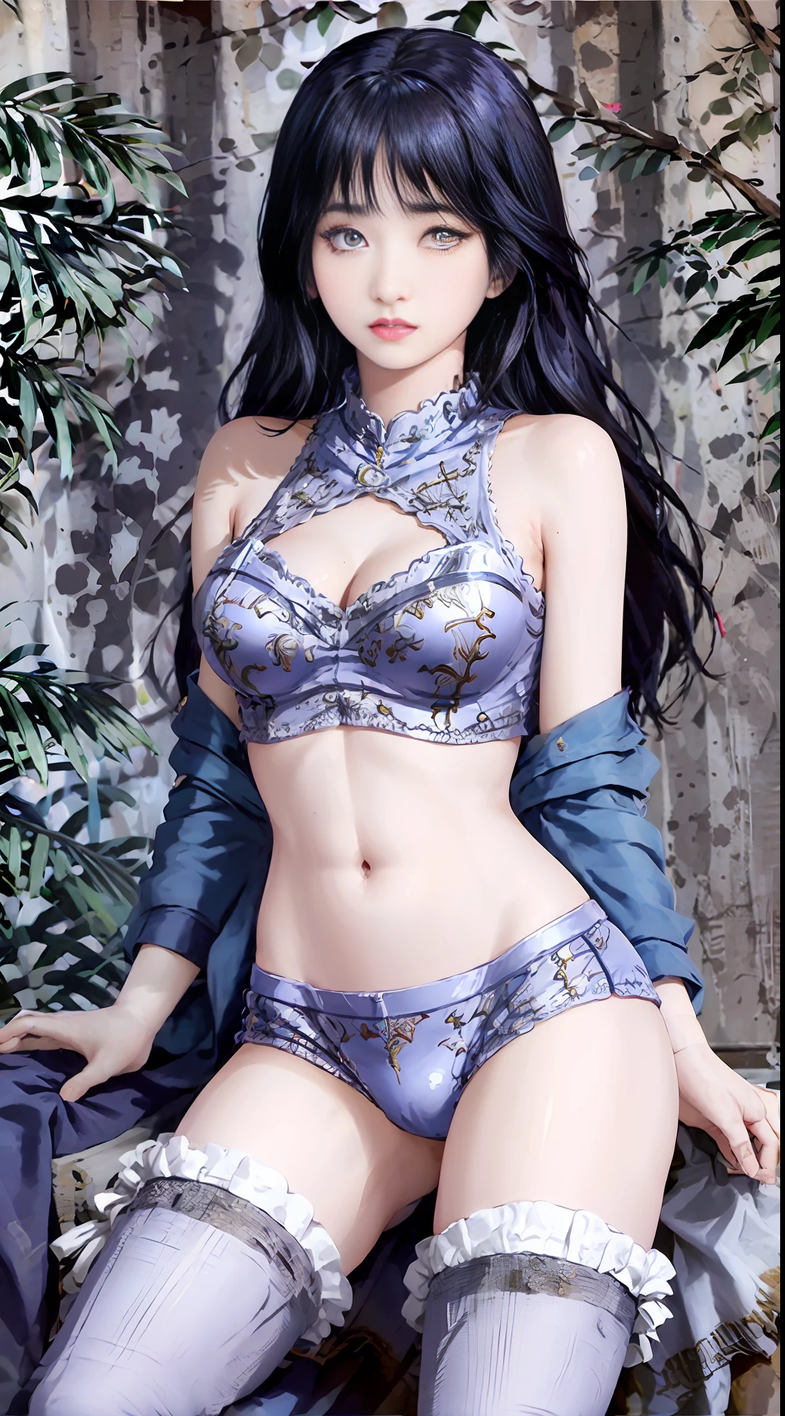 (Master Masterpiece: 1.2), Best Quality, High Resolution, Original, Ultra HD, Very detailed wallpaper lying on bed by the window in the room, perfect lighting, pink hair, (Very detailed CG: 1.2), ((bare pubic hair: 1.5)), no panties, ((transparent clothes: 1.2)), full body, pantyhose, no bra, photorealistic ((Cameltoe: 1.5)), 8k, perfect artwork, ultra-detailed rendering, highest quality, high resolution, detail maniac, realistic eyes, best quality, delicate face, detailed body limbs, 1 girl, solo, sleeveless clothes, sleeveless shirts, fishnet clothes, dark lips, Unzipped jacket, bare breasts, blush, highlight, superb breasts, superb figure, flesh-colored, transparent clothes, skinny, open pants,