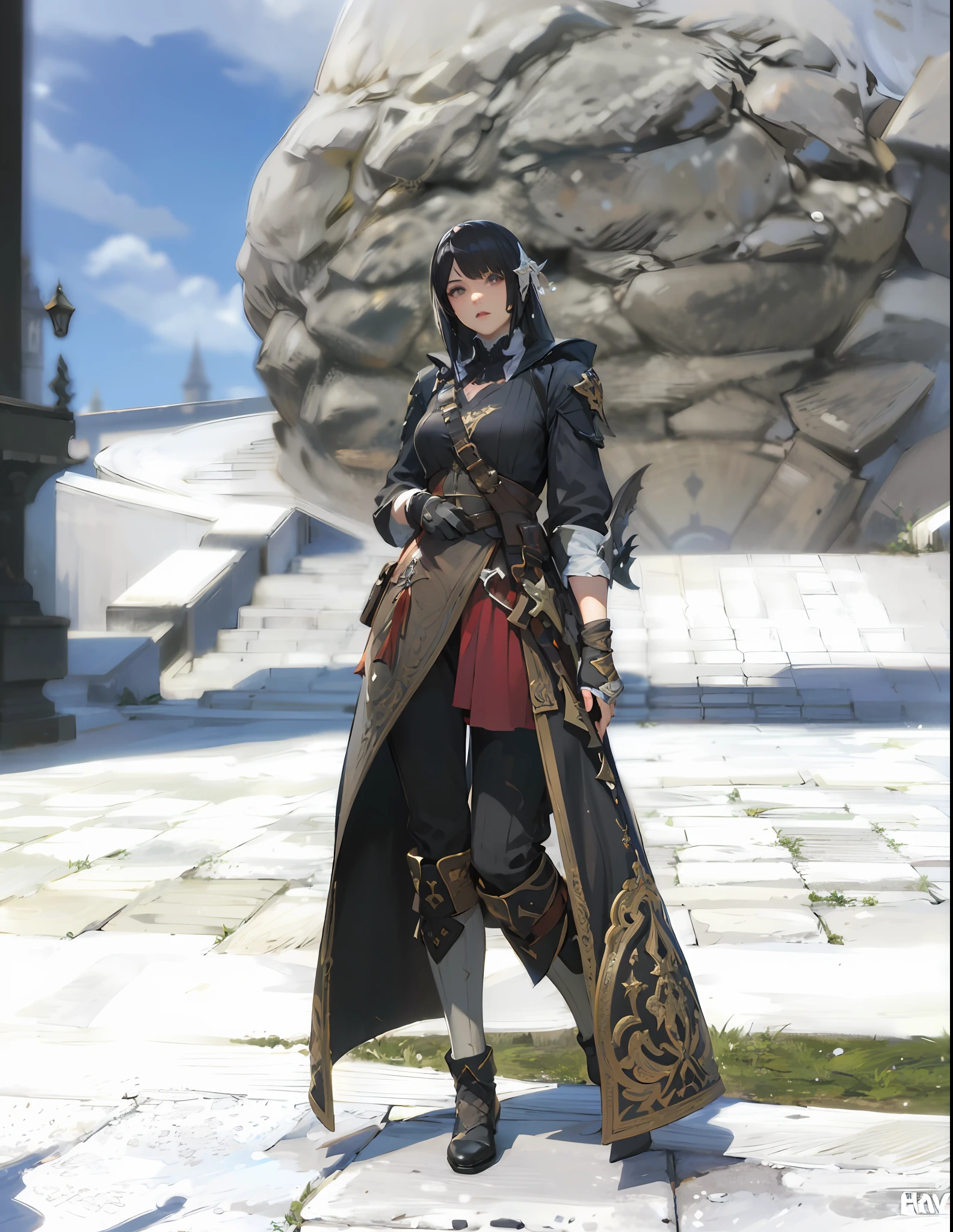 a close up of a screenshot of a female character in a video game, final fantasy 1 4 screenshot, final fantasy 14 sharp, final fantasy 14 style, tranding on pxiv, final fantasy 1 4, ffxiv heavensward, ffxiv, final fantasy xiv, an epic majestical degen trader, a massive celestial giant god, trending on pxiv