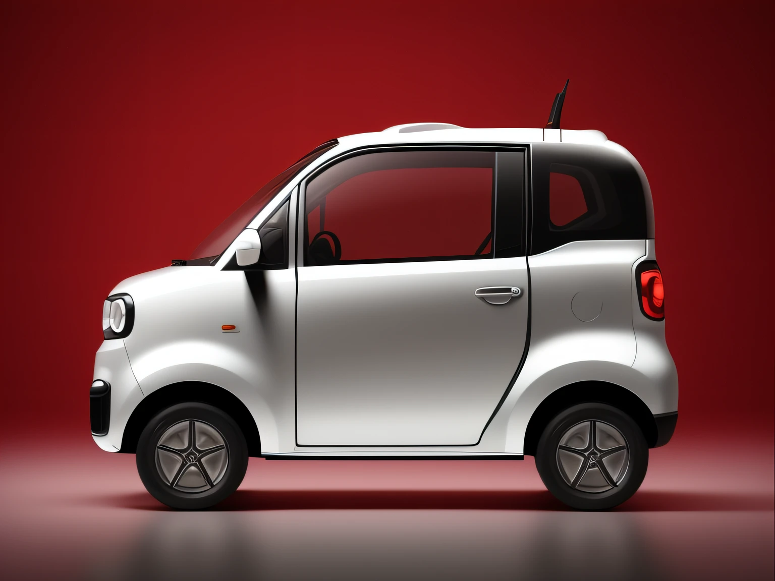 White car close-up on red background, KAMA Russian electric car, futuristic product car shot, cute futuristic vehicle, vehicle design trends, zen concept, new car, smart ,,,,, concept car, it has red and black paint, concept, car concept, sand creek, front perspective, masterpiece, best quality t, extremely beautiful reflection, best reflection, (very detailed CG unity 8K wallpaper) (best quality t) (best illustration) (best hue), octane rendering, ray tracing, ultra-fine detail, vertical symmetry, (cyborg:1.1), ([tail | detailed wire]:1.3), (complex detail), hdr, (hyperdetailed: 1.2), cinema lens, vignette, centered, (cyborg:1.1), ([tail | detailed wire]:1.3), (complex detail), hdr, (complex detail, hyperdetailed: 1.2), cinematic lens, vignette, centered, , --auto --s2