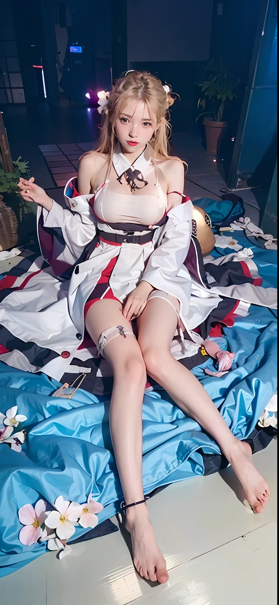 (Large breast:1.4),(open clothes:1.4),(Best quality,masterpiece,ultra high res,(photorealistic:1.4),1girl,(16 years old:1.4)