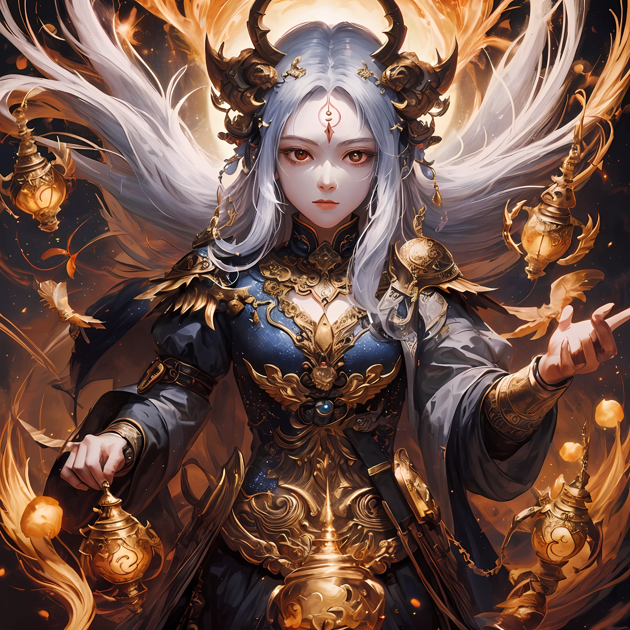 The mighty divine beast Pixiu, clear scales, rich color illustration style, 1080p picture quality, strong light and shadow, rich details, partial anime style