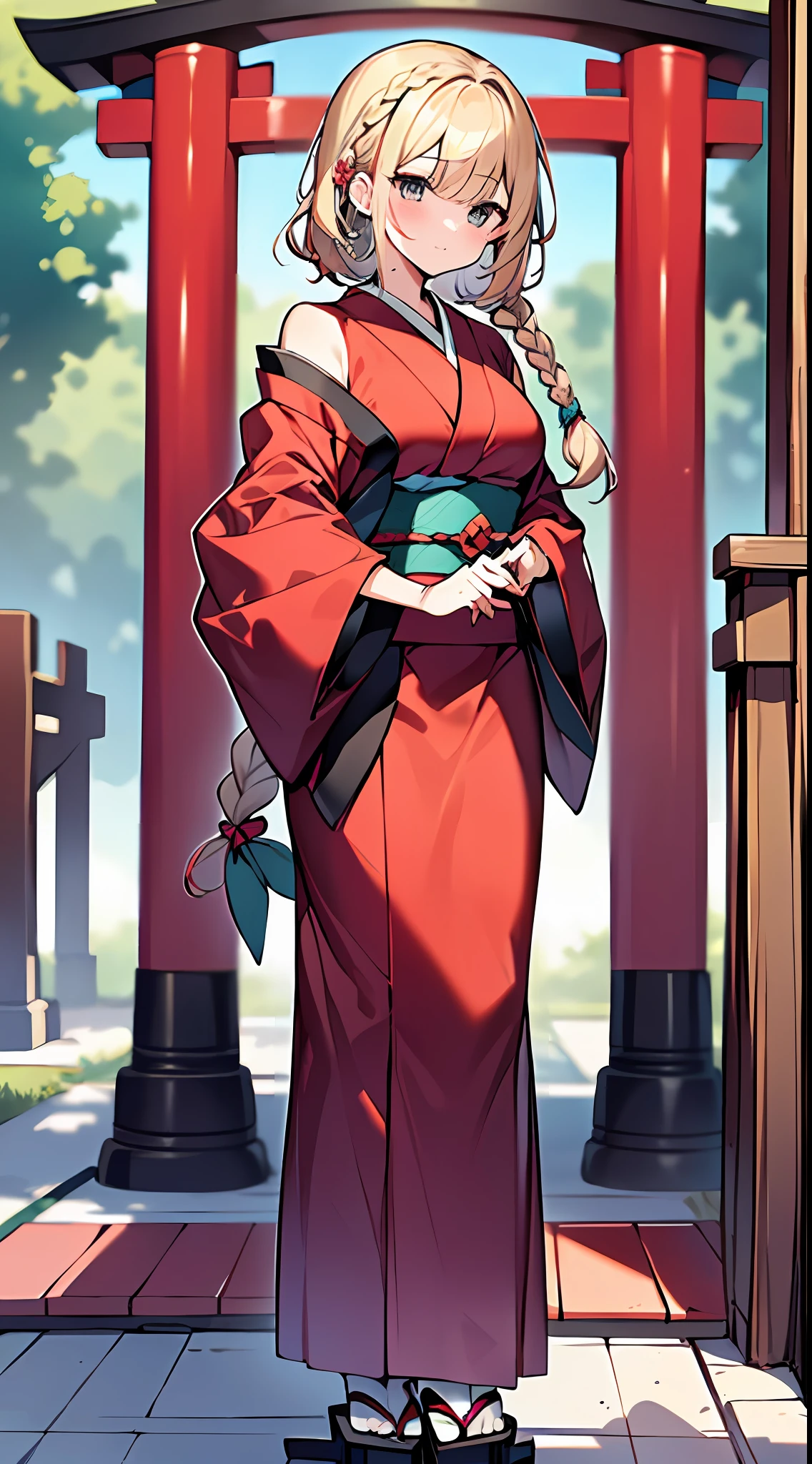 (Incredibly Absurdres Absolutely Resolution: 1.5), Top Quality, Masterpiece, Ultra High Definition, 8k, (Multiple Girls), (Light Colored Kimono, Geta) BREAK Shoujo Manga Style, (Loli), Soft Line Art, Digital Enhancement, Shojo Manga Touch, Hairstyle Fax, Environment Change Scene, Hairstyle Fax, Shoujo Mangacore, (((Length of hair to shoulders))), ((((Short braid))), Shrine, Precinct, Full Body View Angle, entangle, Beautiful and aesthetic: 1.5, High quality: 1.3