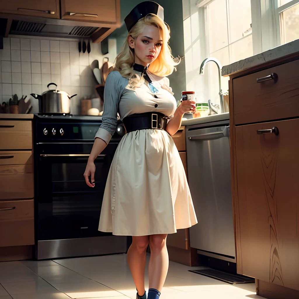 ((highly detailed skin, skin details)), sharp focus, volumetric mist, 8k uhd, dslr, high quality, film grain, Glamour photography, professional full-body photo, full photo, of (beautiful 1950s housewife), (wearing a vintage circle dress, socks: 1.0), standing, (in the kitchen of the 1950s american house), pinup, natural breasts, fit physique,  perfect hands, beautiful face, beautiful eyes, (detailed facial features), (detailed skin, flexible skin pores), [freckles], [goosebumps], [beauty marks], (portrait), (psychedelic trip), sagging breasts, natural lighting, shallow depth of field, photographed on Sony Alpha 1, 50mm lens, F/2.8, (intricately detailed, hyperdetailed), ((RAW color)), sharp focus, HDR, 4k resolution, Mad Men cinematic movie, perfect eyes,  red high heels, perfect iris, professional full-body photo, full plan, of (beautiful 1950s housewife) , (wearing vintage round dress, socks), (pipe: 1.3), standing, (in the kitchen of a 1950s American house), pinup, natural breasts, fit physique, perfect hands, beautiful face, beautiful eyes, (detailed facial features) , (detailed skin, flexible skin pores),  [freckles], [goosebumps], [beauty marks], (portrait), (psychedelic trip), sagging breasts, marijuana, [smoke], [mist], natural lighting, shallow depth of field, photographed on a Sony Alpha 1, 50mm lens, F/2.8, (intricately detailed, hyper-detailed), ((RAW color)), sharp focus, HDR, 4k resolution, Mad Men cinematic photo, RAW, Nikon z 85mm, style, Award-winning Glamour Photography of beautiful adult blonde princess in white and dark blue dress,  perfect face, hyperdetailed, front lighting, goddess, small, shapely, gorgeous body, Throne Room, ((highly detailed skin, skin details)), sharp focus, volumetric mist, 8k uhd, dslr, high quality, film grain, Glamour photography --auto