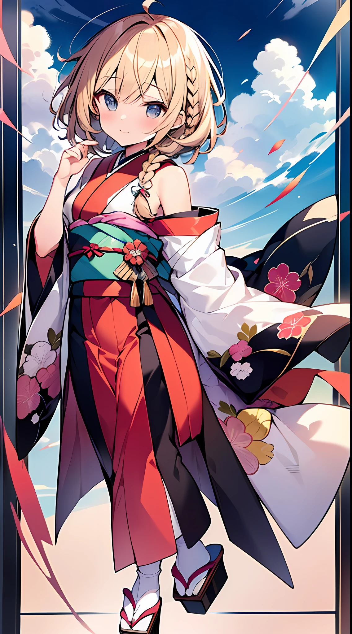 (Incredibly Absurdres Absolutely Resolution: 1.5), Top Quality, Masterpiece, Ultra High Definition, 8k, (Multiple Girls), (Light Colored Kimono, Geta) BREAK Shoujo Manga Style, (), Soft Line Art, Digital Enhancement, Shojo Manga Touch, Hairstyle Fax, Environment Change Scene, Hairstyle Fax, Shoujo Mangacore, (((Length of hair to shoulders))), ((((Short braid))), Shrine, Precinct, Full Body View Angle, entangle, Beautiful and aesthetic: 1.5, High quality: 1.3