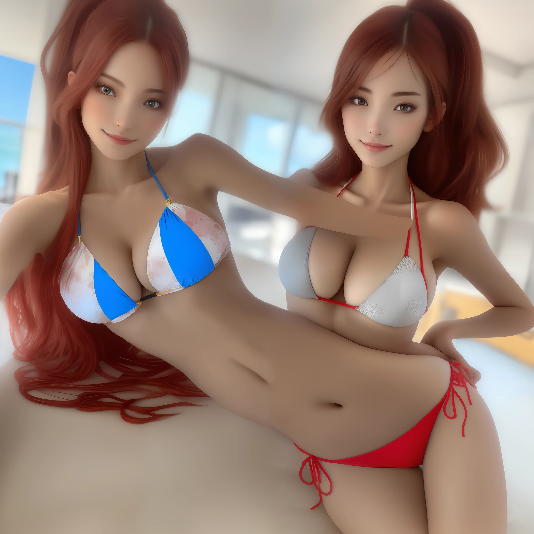 (sexy girl wearing bikini)