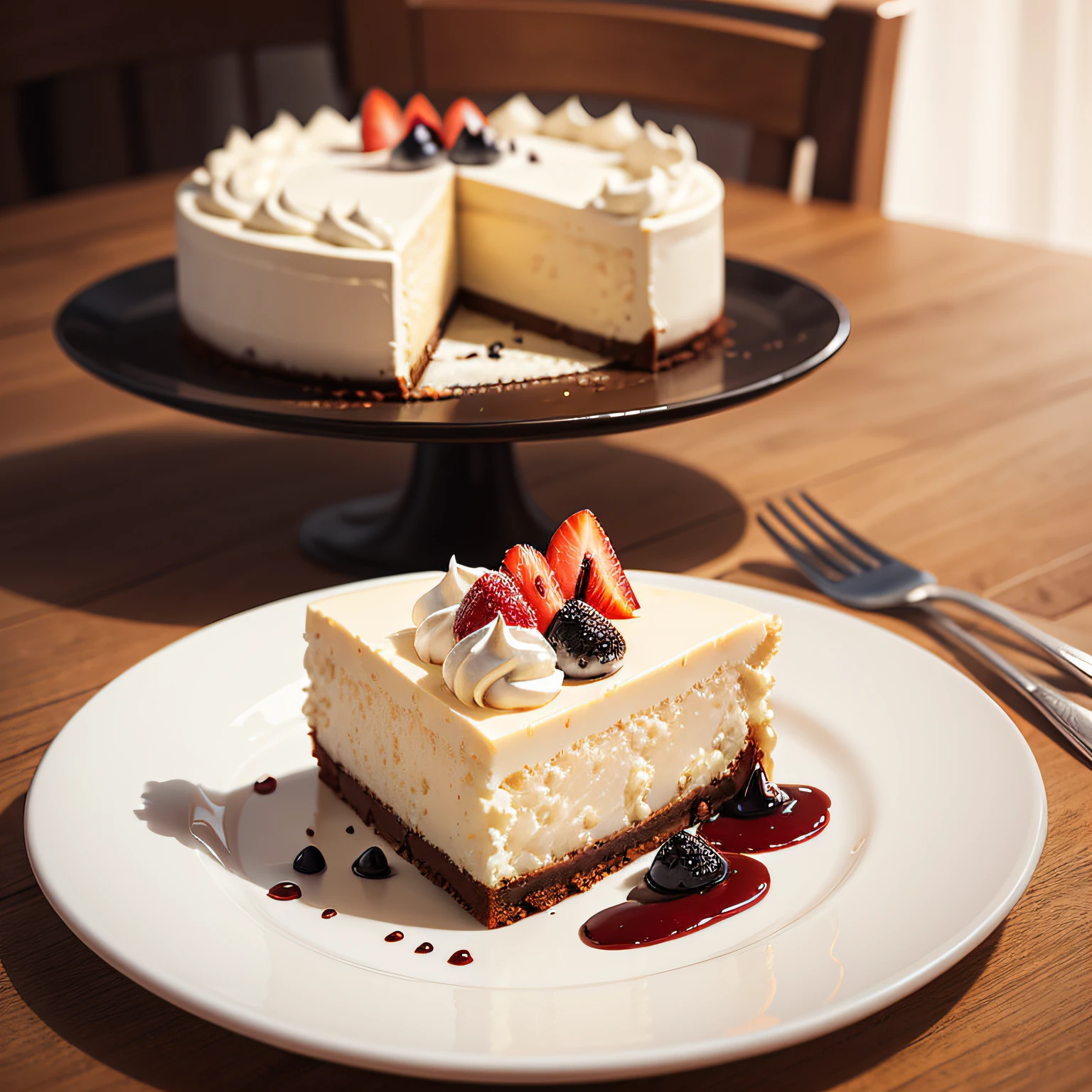 masterpiece, high quality, best quality, cheesecake foodphoto, --auto
