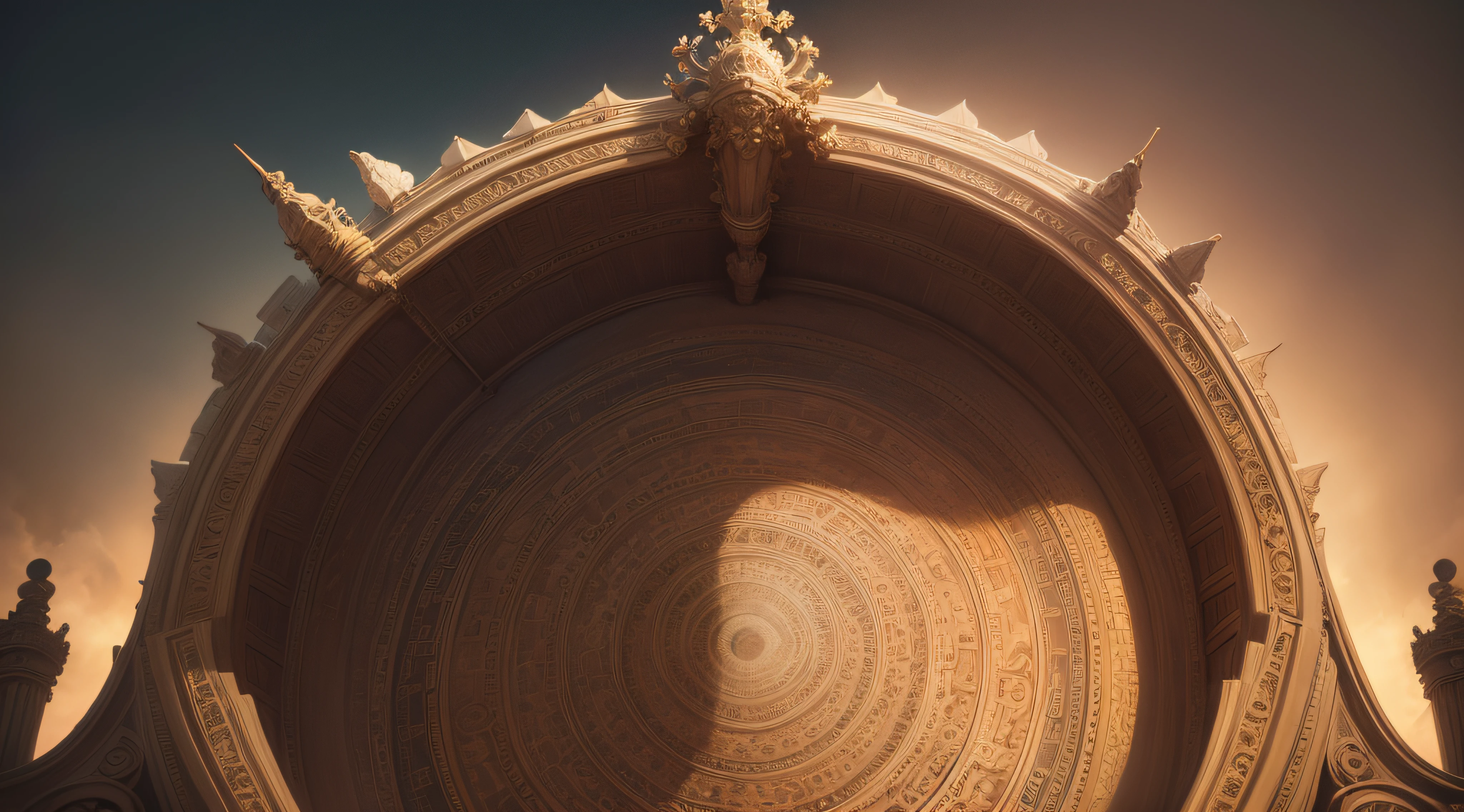 4k, High Resolution, Masterpiece, Best Quality, epic, unrelistic, fibonacci pattern, advanced civilization --auto