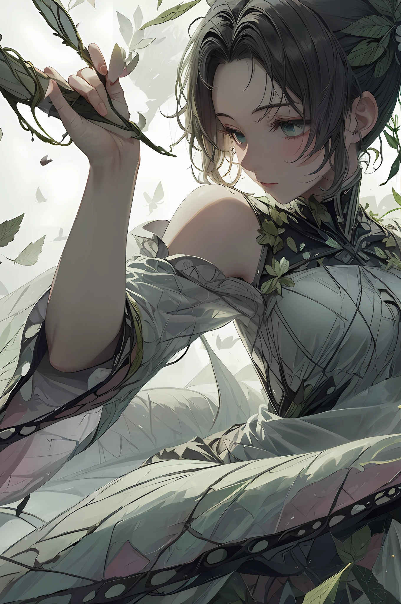 Grasp softly with five fingers