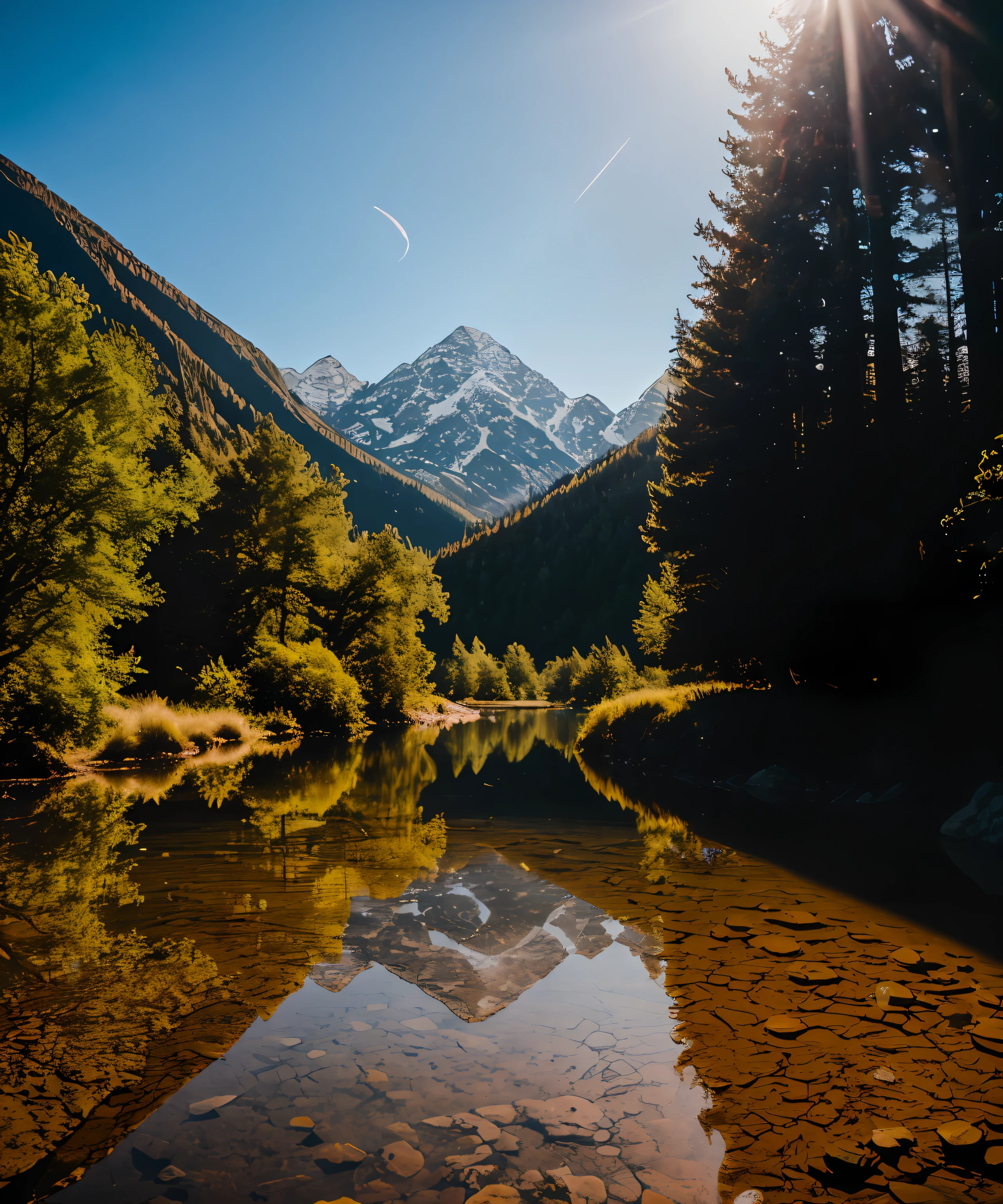 RAW photo of a landscape, small details, photorealistic, ultra-realistic photo, 8k uhd, dslr, soft lighting, high quality, film grain, Fujifilm XT3, (masterpiece)