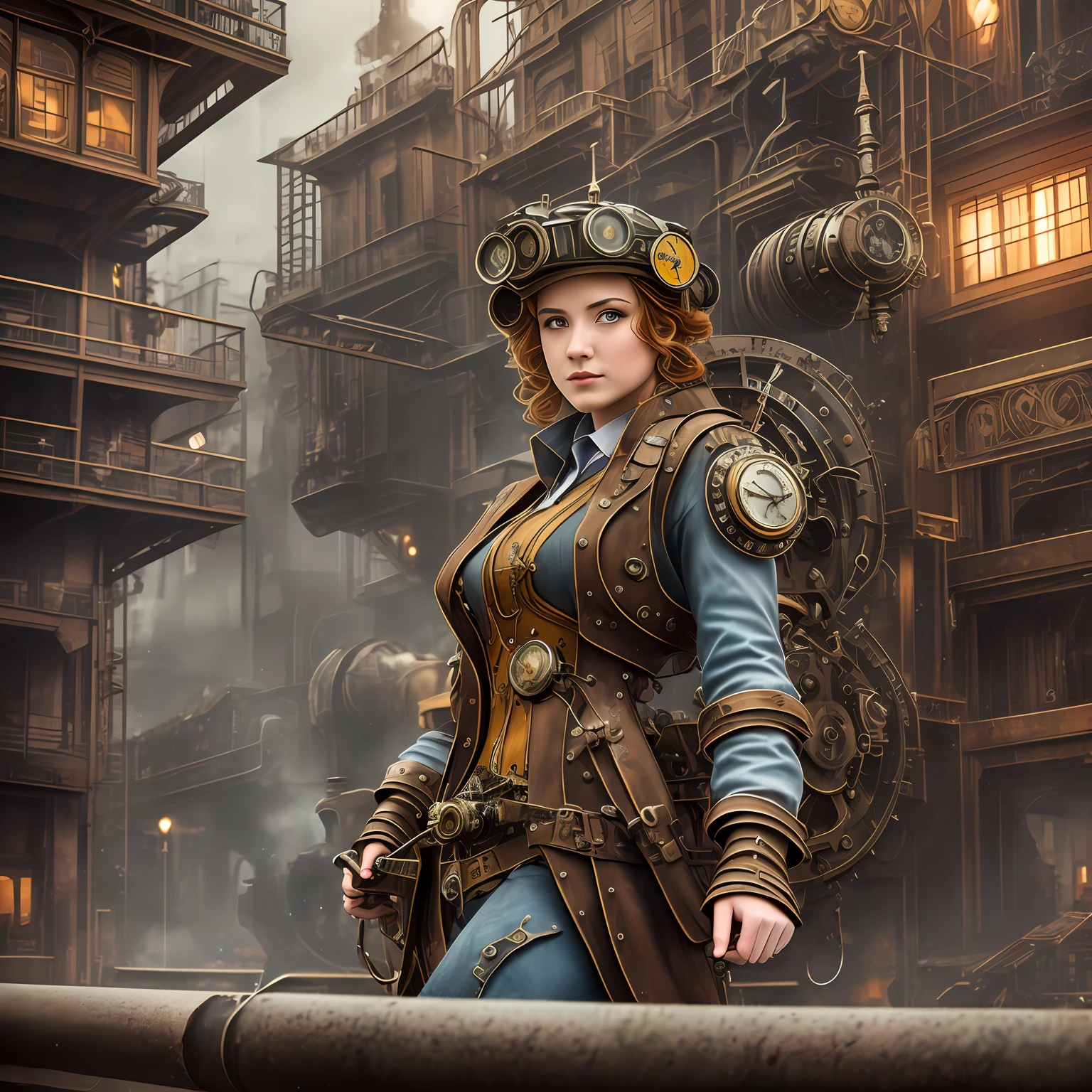 Photos of Japan beautiful girls with guns in a steampunk world --auto