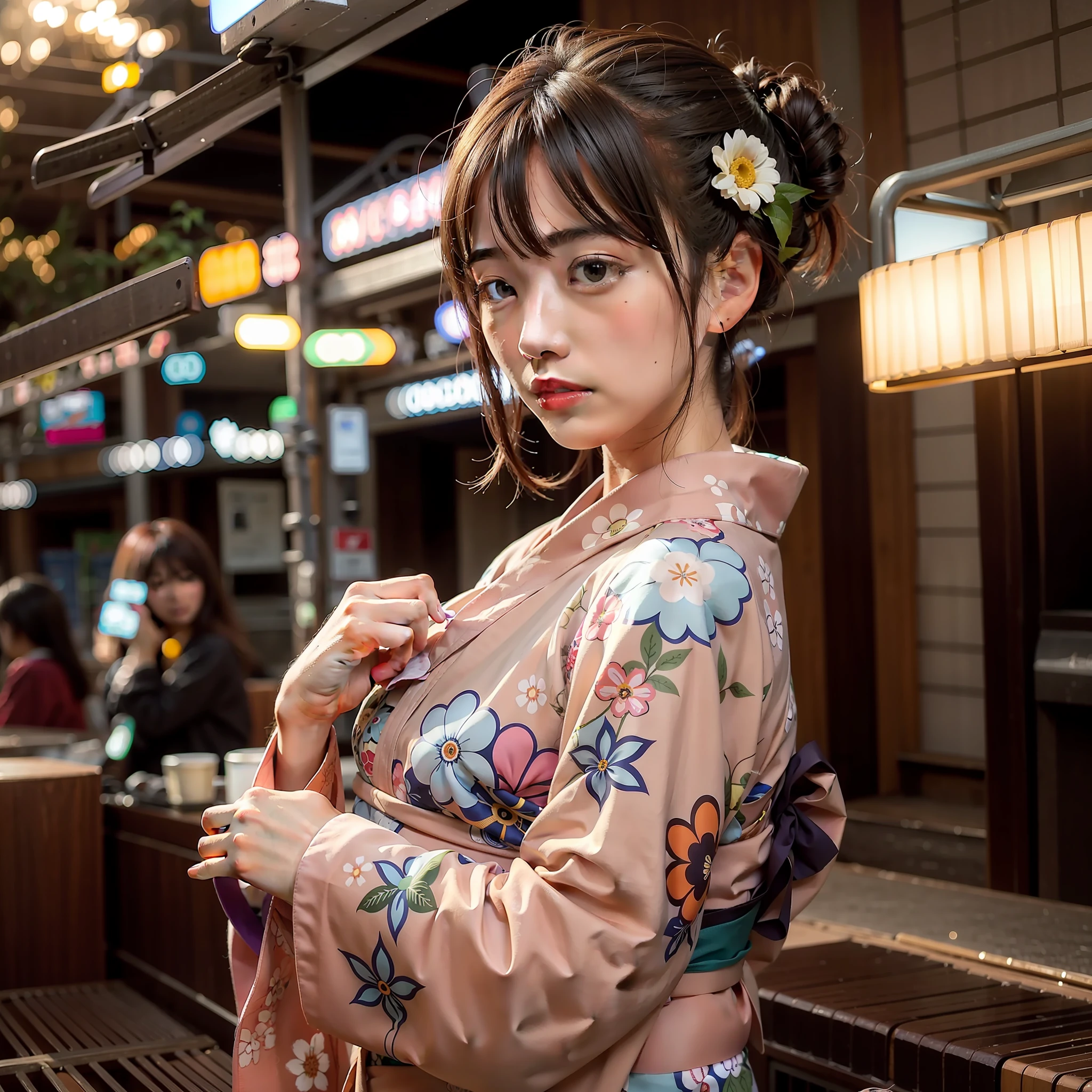 Women, Yukata, Psychedelic
