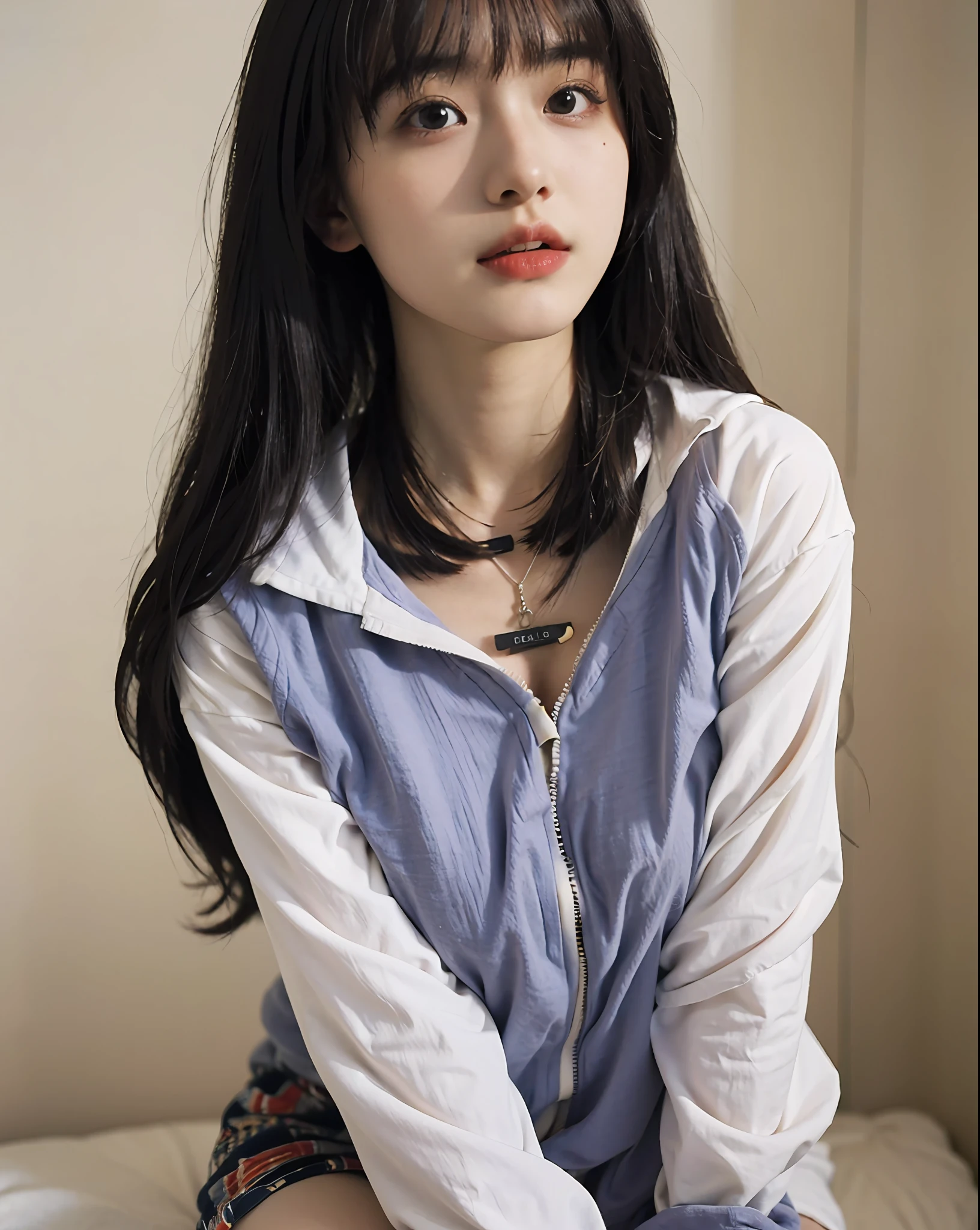 (Large breast:1.4),(open clothes:1.4),(Best quality,masterpiece,ultra high res,(photorealistic:1.4),1girl,(16 years old:1.4)