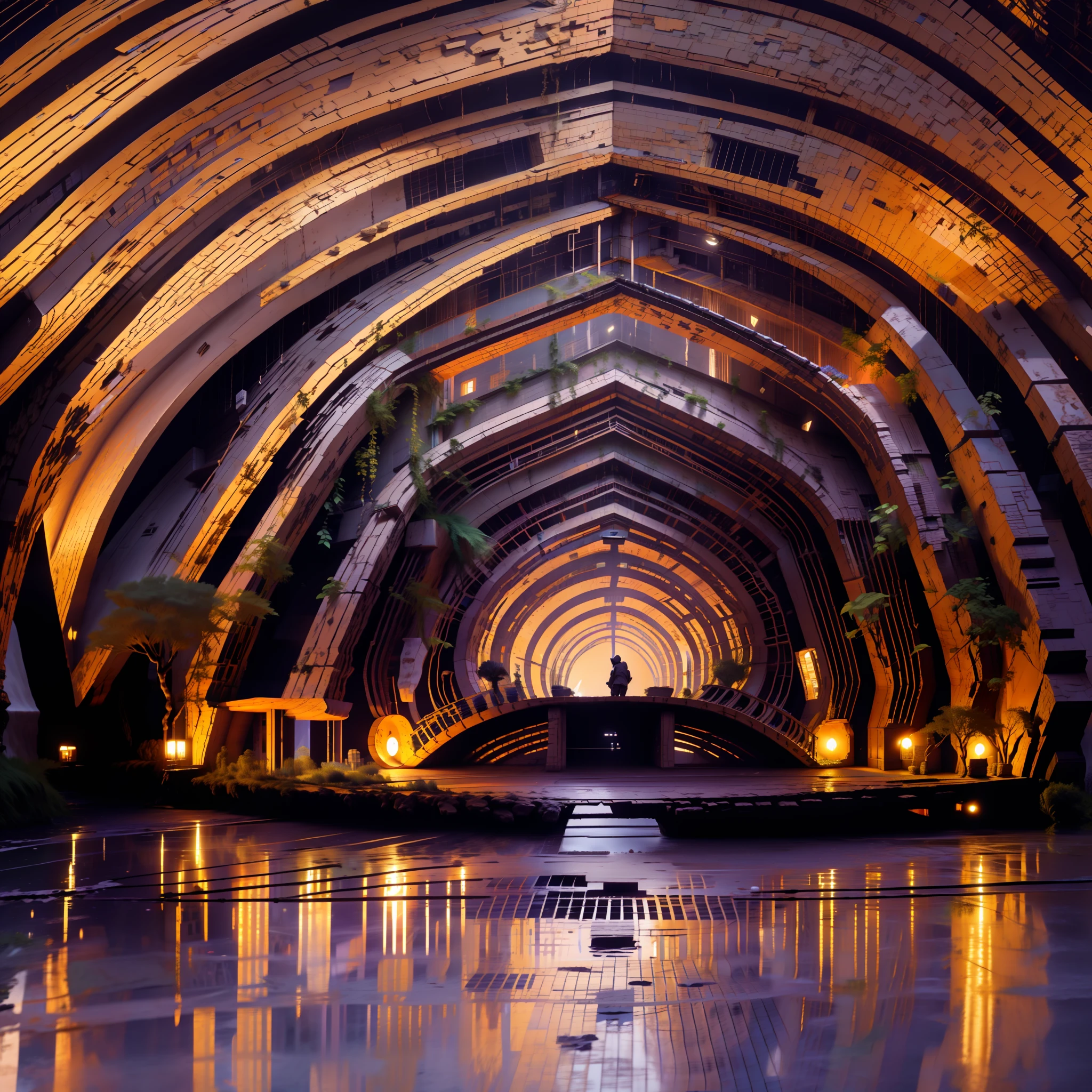 Futuristic design of cave architecture interiors concept art on grand Canyon caves nature architecture, proportional,detailed, cave architecture nature meets futuristic architecture by Toyo Ito ,residential area, futuristic development, high rise made up staircases, balconies, full of rock and glass facades, residential spaces carved from cliff side ,trending on artstation, beautiful lighting,In the style of Jean Nouvel masterpiece, fantasy, intricate, award winning, 4k, highest quality render