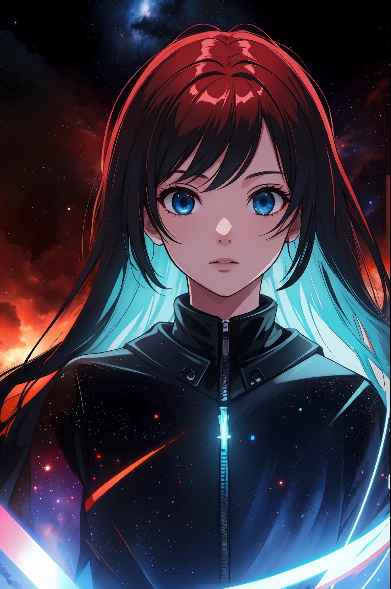 red space cloud, galaxy, cosmos, deep space, surrounded by darkness, distant star, red star, bright star, red space, 8K resolution, ultra detailed, Fantasy vibe, centered, dreamlike, intricate detail, Cinematic Lightning, Unreal Engine, Realistic, Photorealistic, Hyper-detailed, insane details, Super-Resolution, Megapixel, FKAA, TXAA, RTX, SSAO, Post Processing