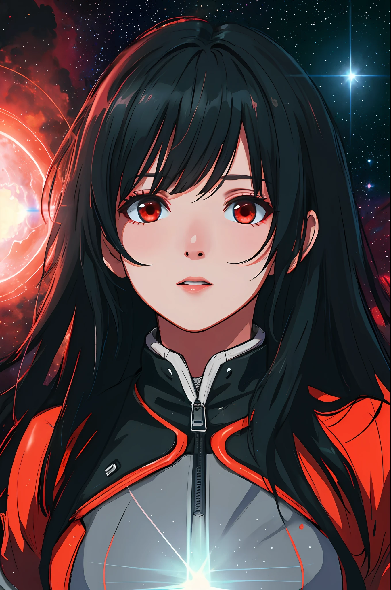 red space cloud, galaxy, cosmos, deep space, surrounded by darkness, distant star, red star, bright star, red space, 8K resolution, ultra detailed, Fantasy vibe, centered, dreamlike, intricate detail, Cinematic Lightning, Unreal Engine, Realistic, Photorealistic, Hyper-detailed, insane details, Super-Resolution, Megapixel, FKAA, TXAA, RTX, SSAO, Post Processing