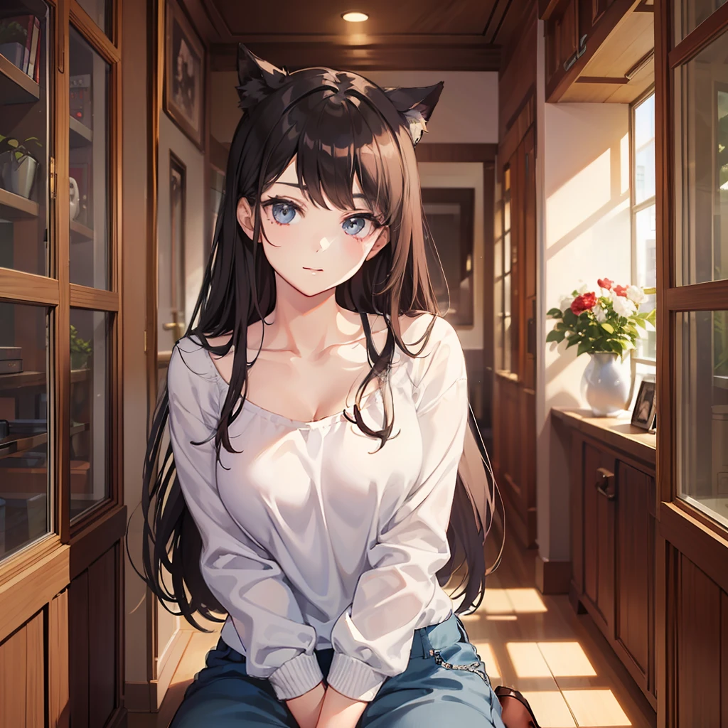 (A sweet-looking girl 1.6)
(1.4 in the room)