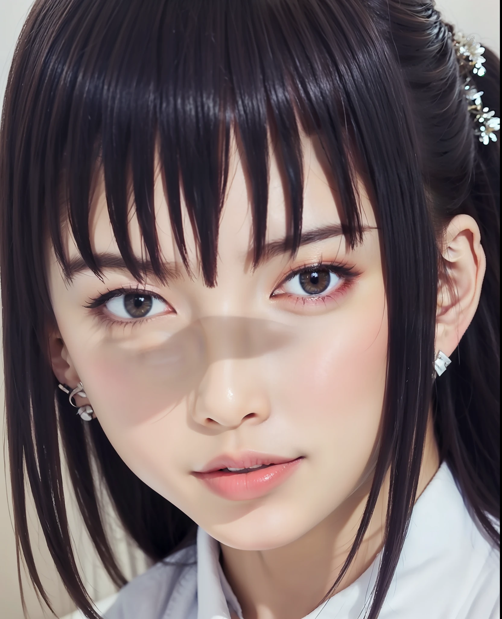 Top Quality, Ultra High Definition, (Photorealistic:1.4), Masterpiece, BSET Quality, Real, 1girl, (PureErosFace_V1:0.7), (8K, Best Quality), Shirt,