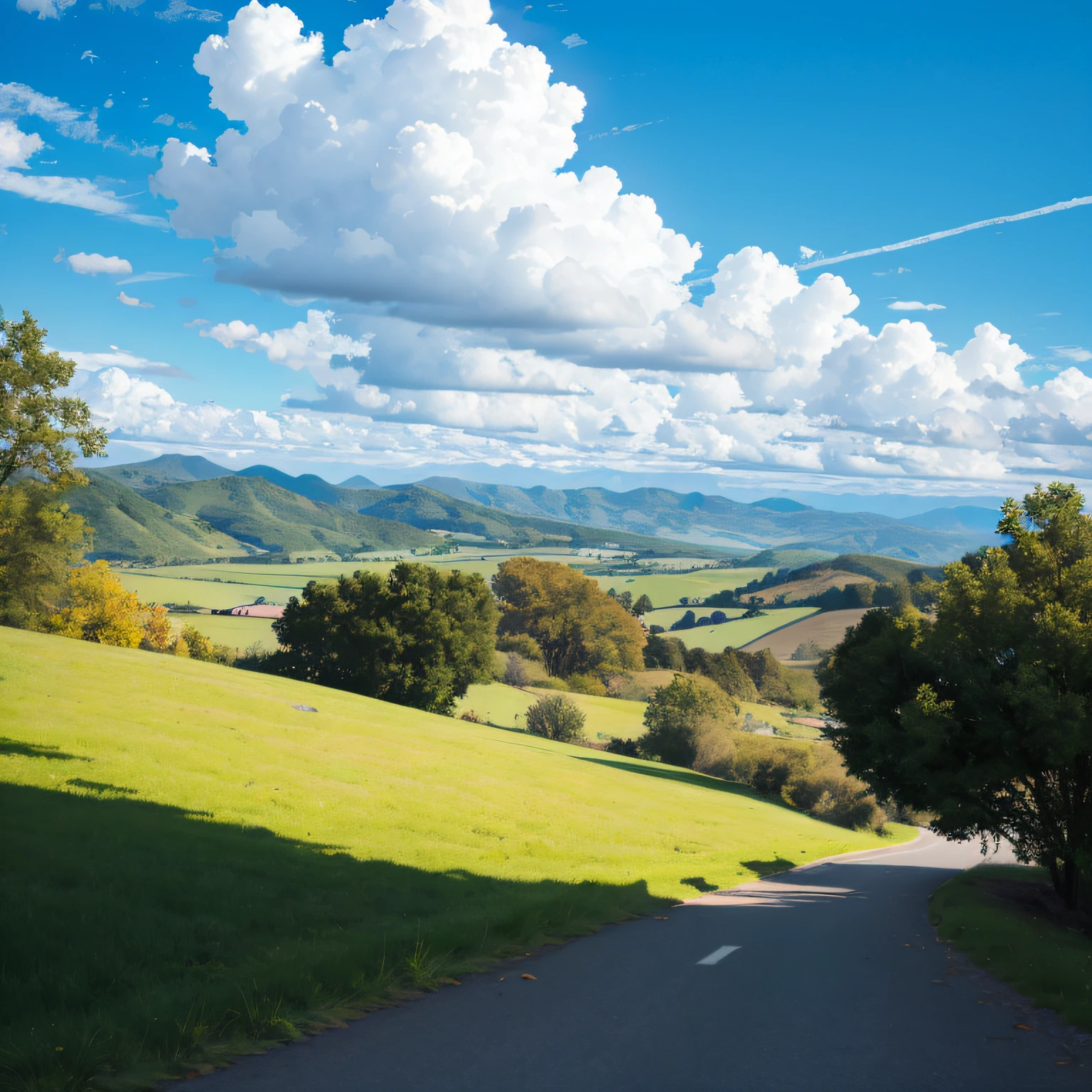 blue sky landscape --auto