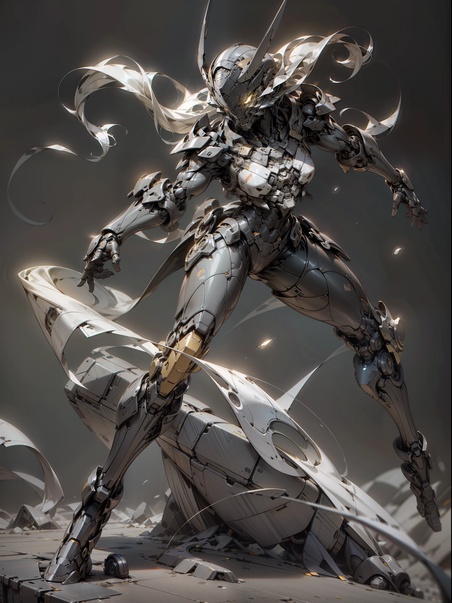 Ghost hunter wielding long whip, super cool ghost killer, whip, black mechanical armor, playing with lightning, super detail, IP by pop mart, edge light, avatar, octane rendering, blender, full body, clean black background, 3d, c4d, best quality, very detailed, ancient technology, HDR (high dynamic range), ray tracing, nvidia rtx, super resolution, unreal 5, subsurface scattering, PBR texture, post-processing, anisotropic filtering, depth of field, Maximum sharpness and acutance, multi-layer textures, albedo and specular maps, surface shading, accurate simulation of light-material interactions, perfect proportions, octane rendering, duotone lighting, low ISO, white balance, rule of thirds, wide aperture, 8K RAW, high efficiency sub-pixels, subpixel convolution, luminous particles, light scattering, Tyndall effect