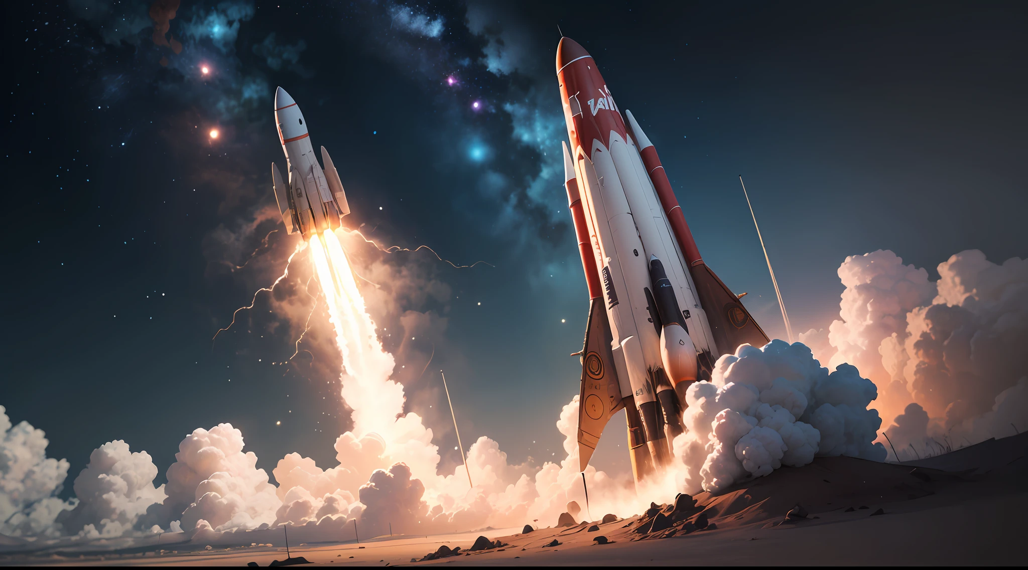 Rocket in the universe --auto