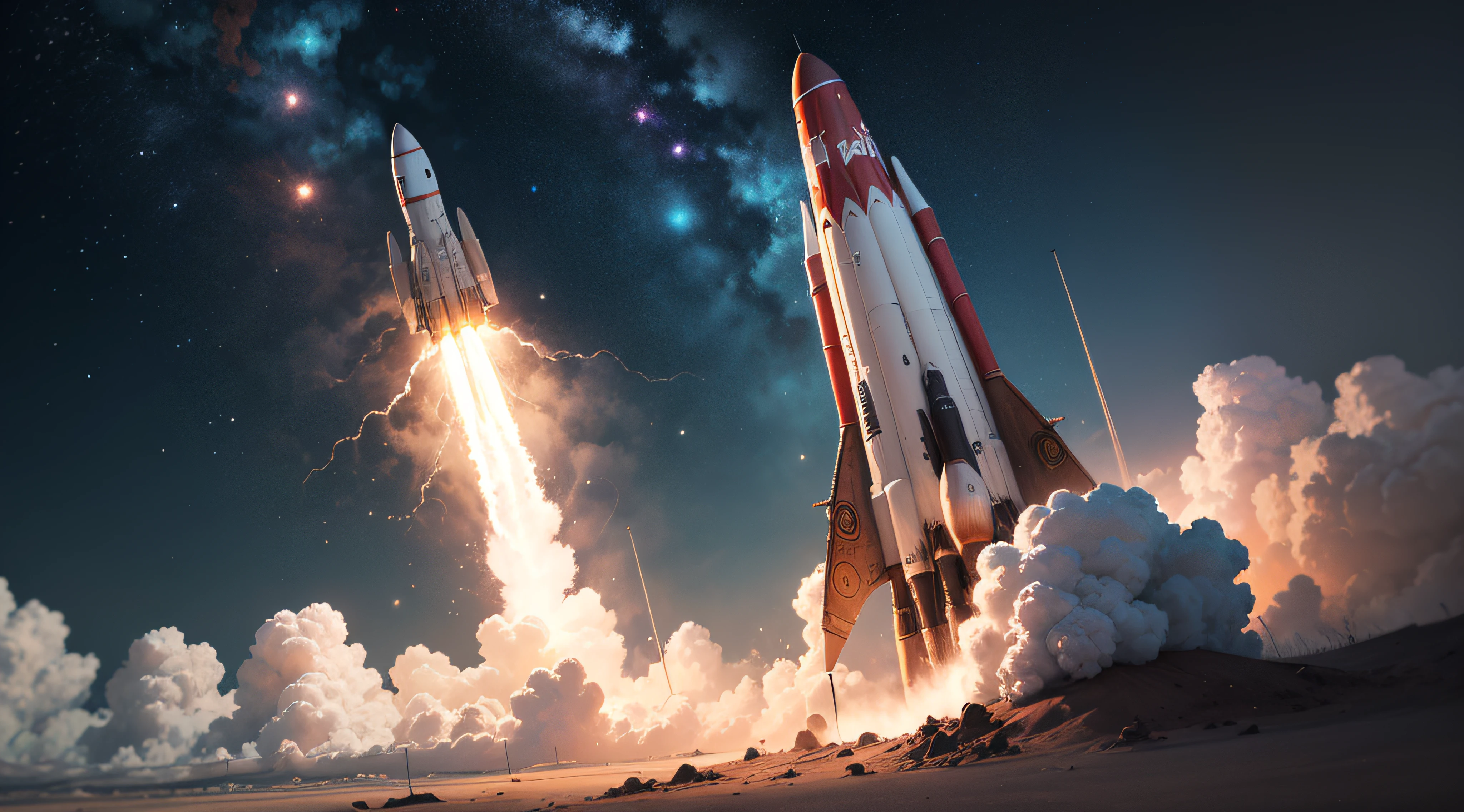 Rocket in the universe --auto