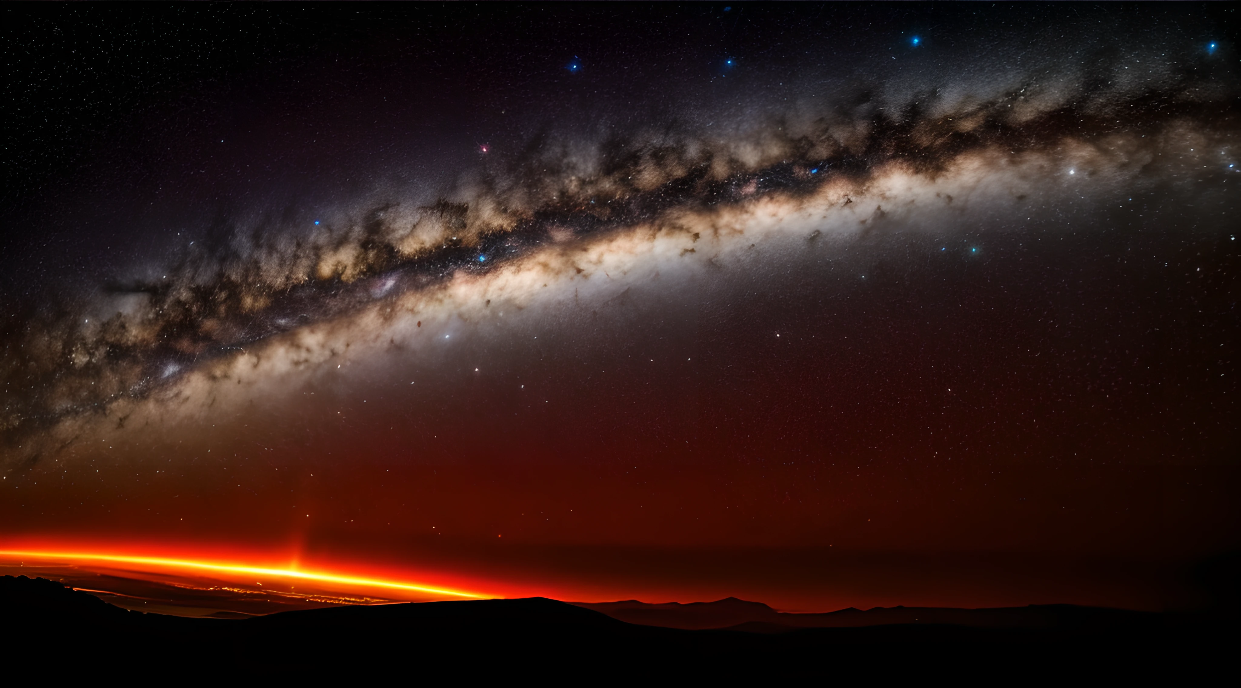 A space station located in space amidst the vast expanse of stars, planets, and galaxies would be a remarkable feat of engineering.(((masterpiece))), ((best quality)), realistic, 8k, ultra-detailed, realistic, scenery, ConceptArt, Highly detailed RAW color Photo, side Angle, (lens flare:0.7), particle effects, raytracing, cinematic lighting, shallow depth of field, photographed on a Sony Alpha 1, 50mm wide angle lens, sharp focus, cinematic film still, dynamic pose., (red look:1.3)